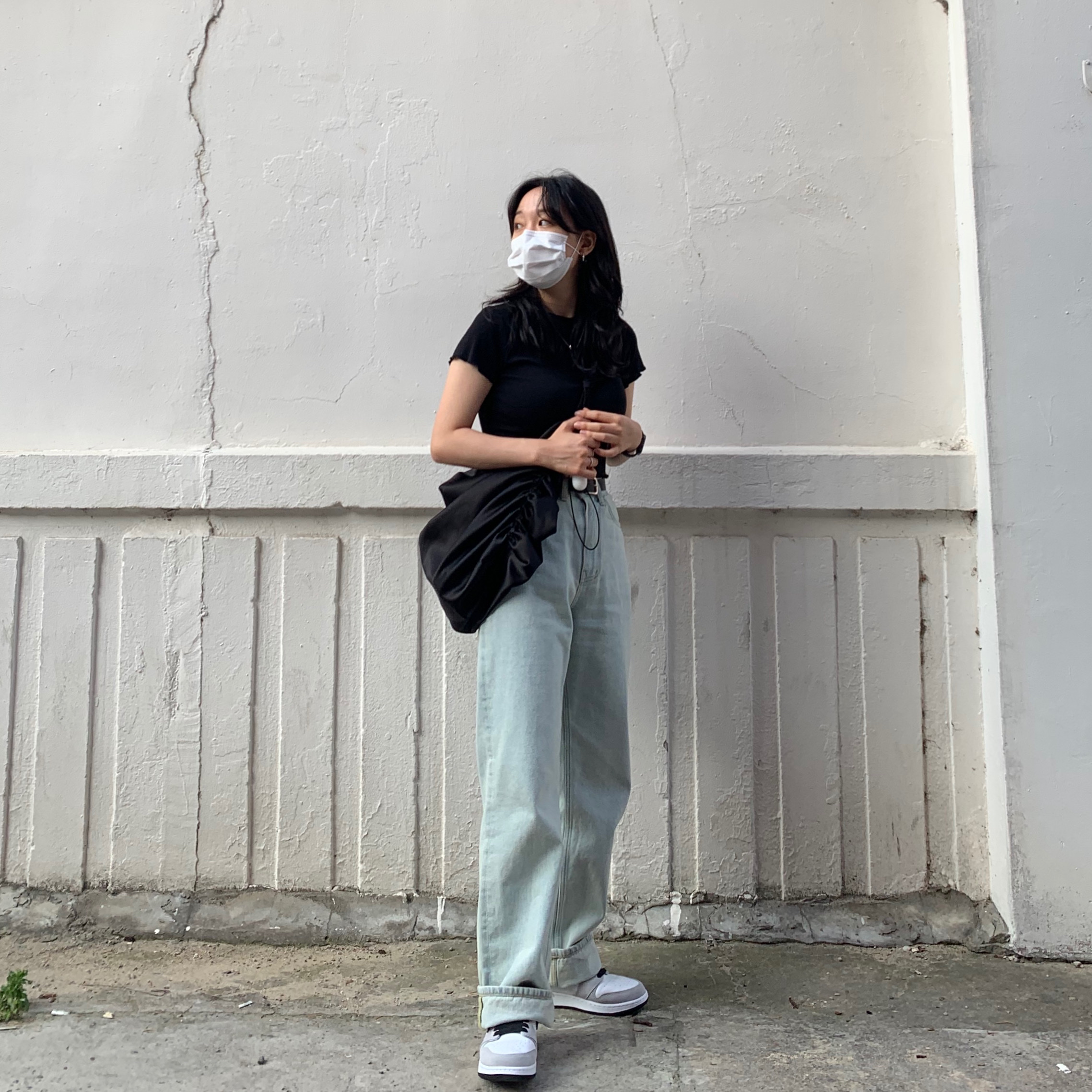 (GS) Jordan 1 Retro High OG Light Smoke Grey 착용 스타일