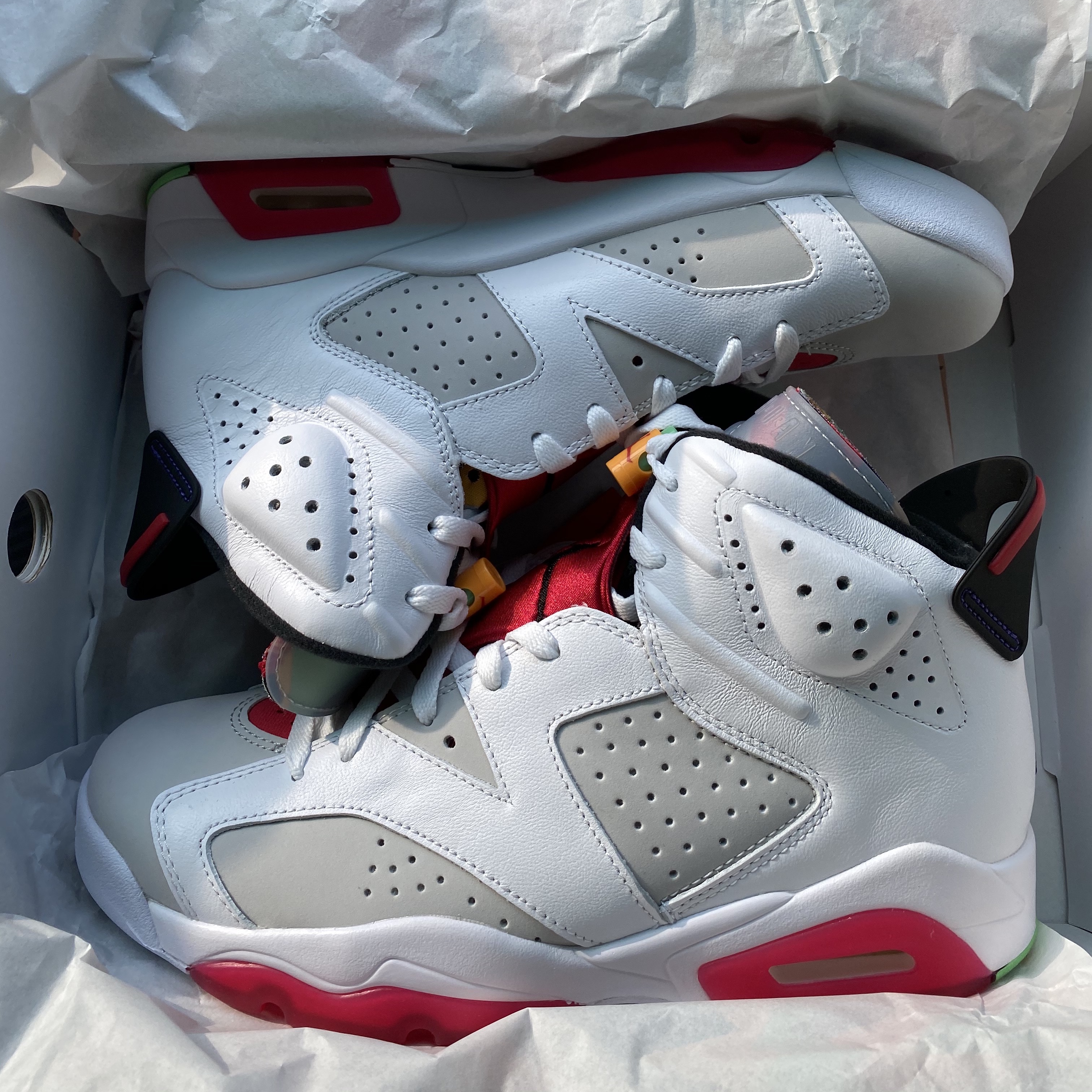 Jordan 6 Retro Hare 착용 스타일 - 1