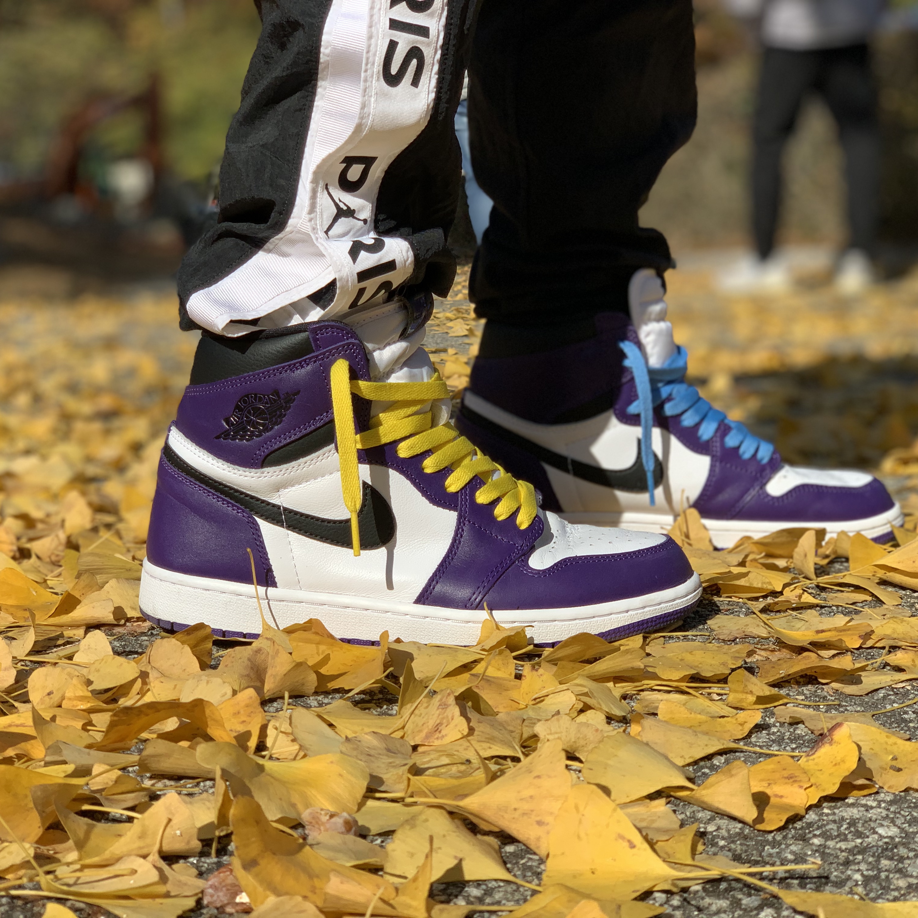 Jordan 1 Retro High OG Court Purple 2020 착용 스타일 - 1