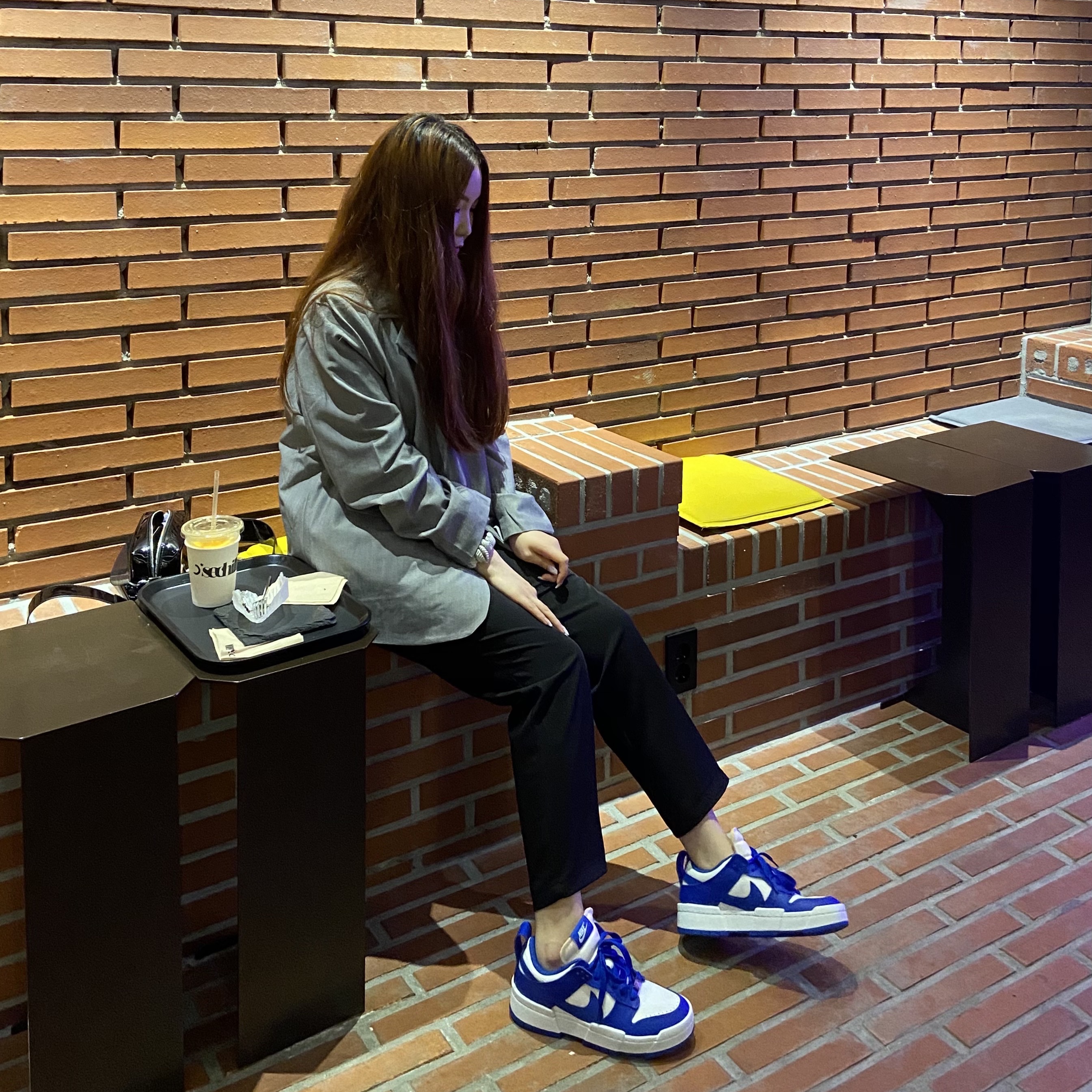 (W) Nike Dunk Low Disrupt Game Royal 착용 스타일