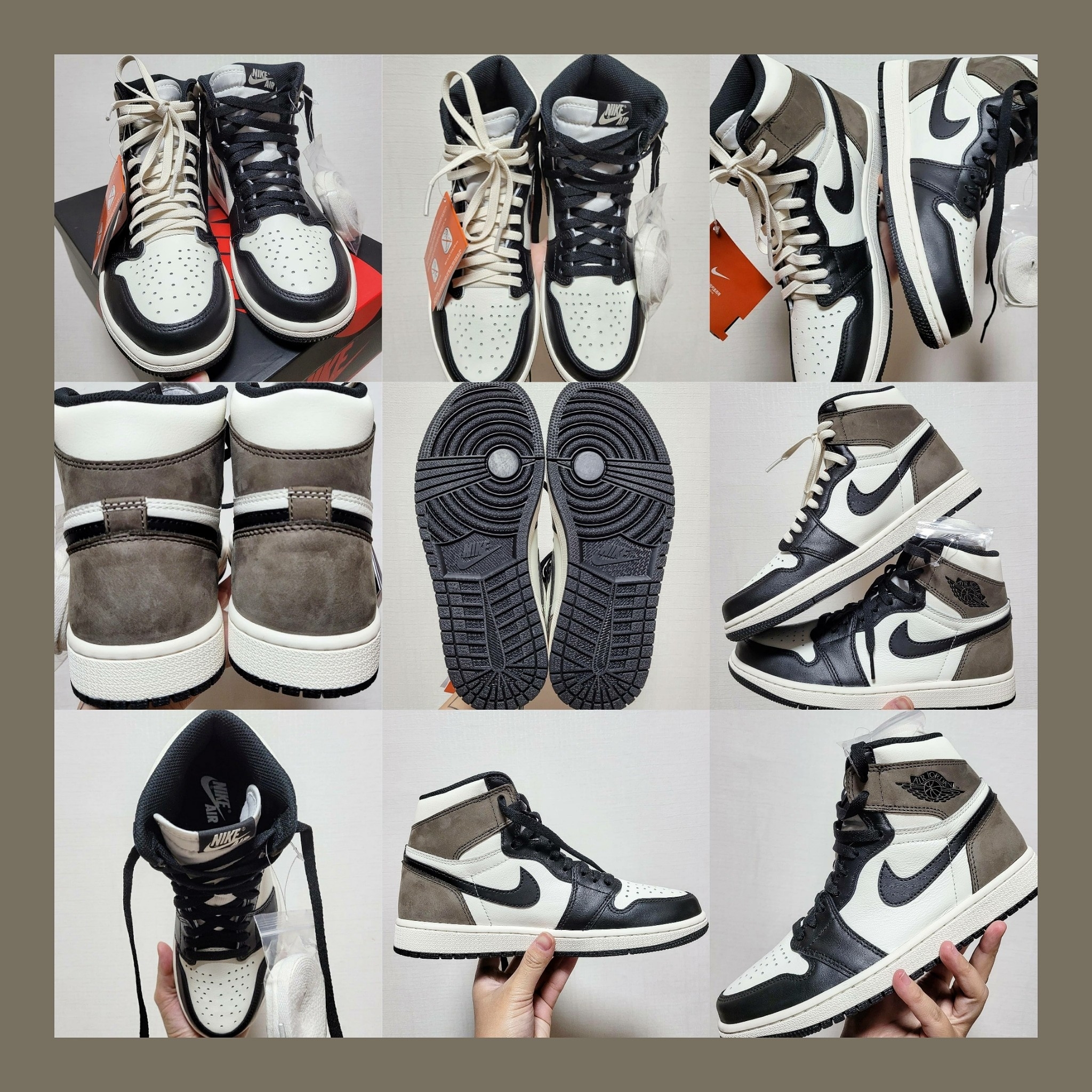 Jordan 1 Retro High OG Black Mocha 착용 스타일