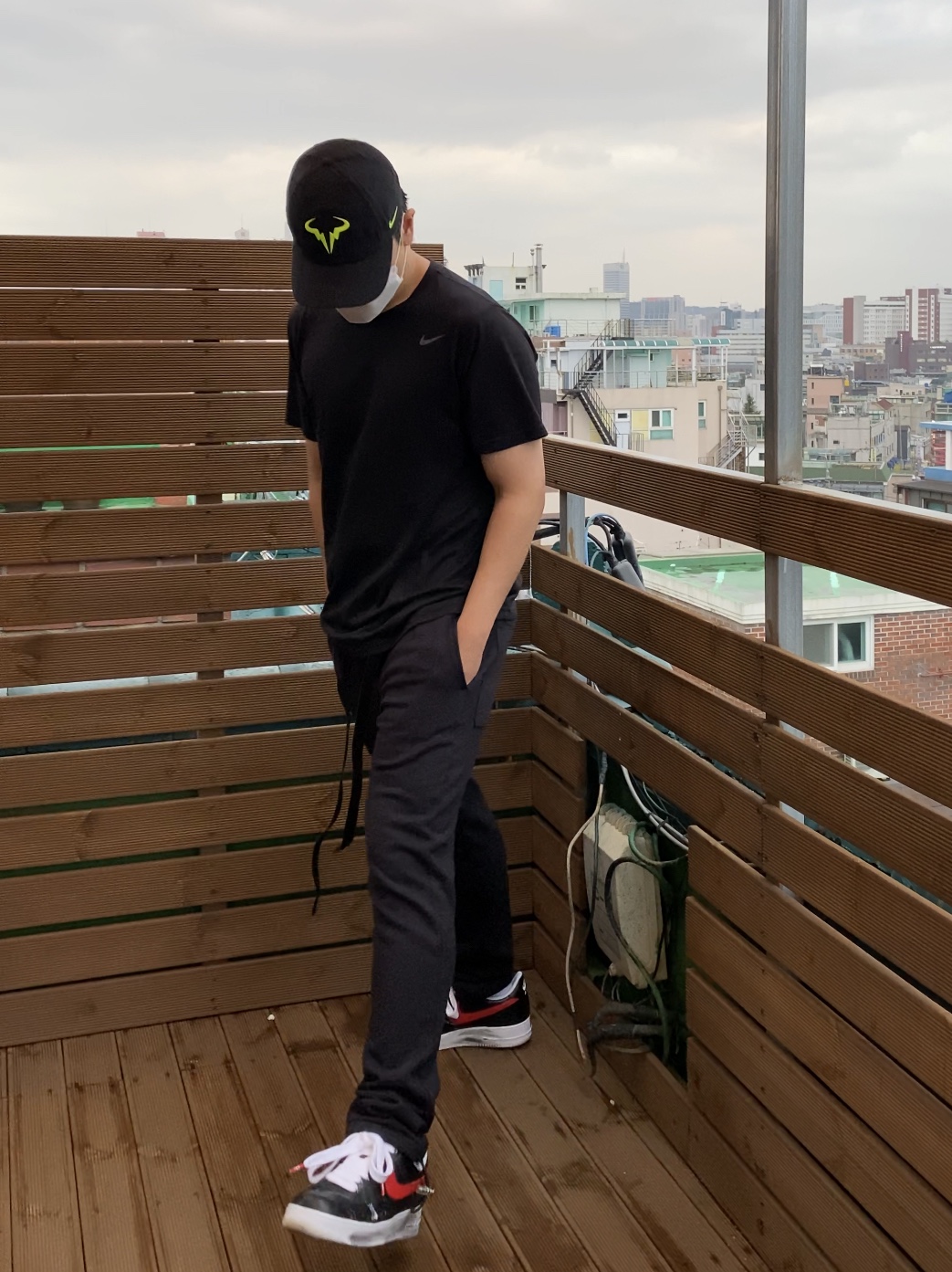 Nike x Peaceminusone Air Force 1 Low Para-Noise - Korea Exclusive 착용 스타일