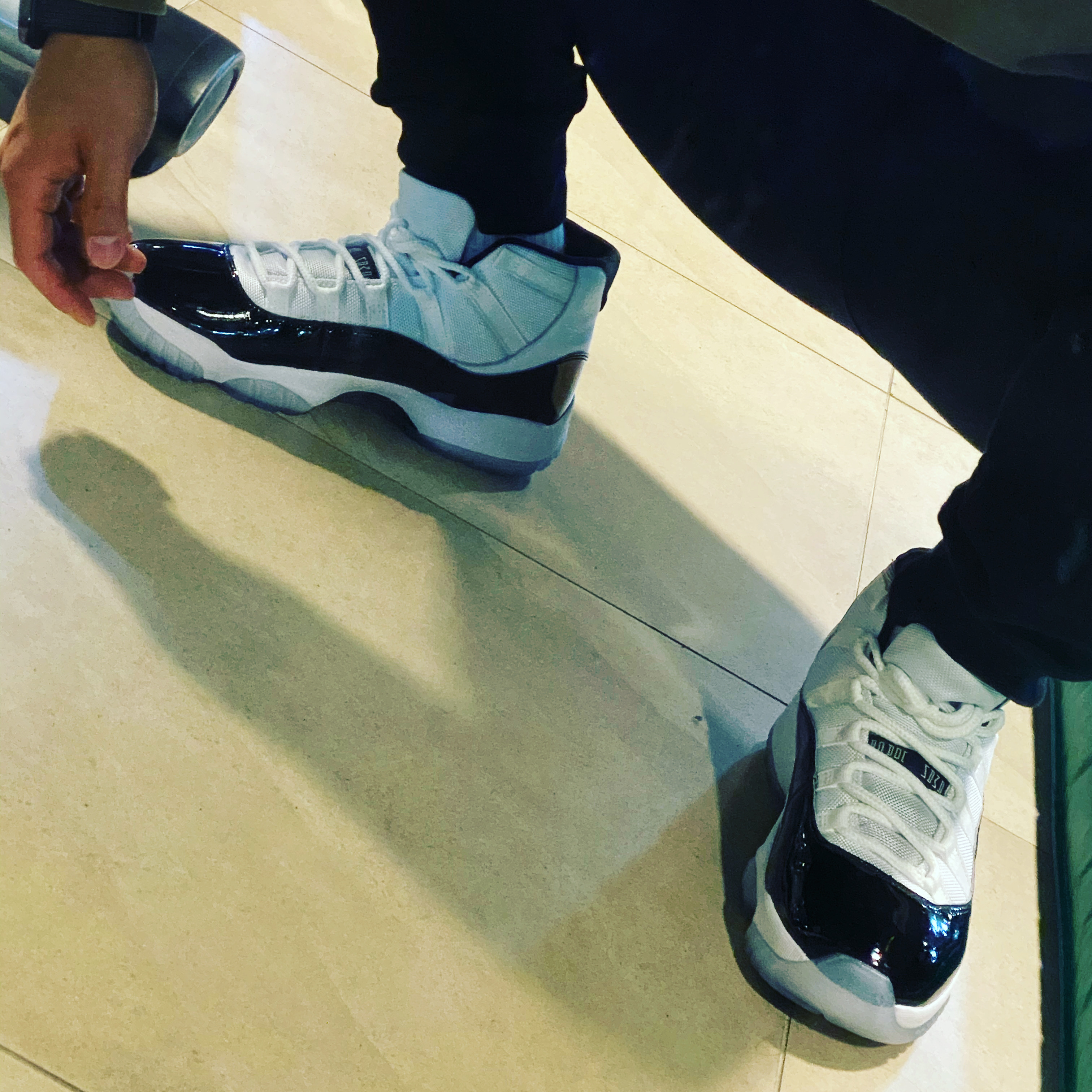 Jordan 11 Retro Concord 2018 착용 스타일