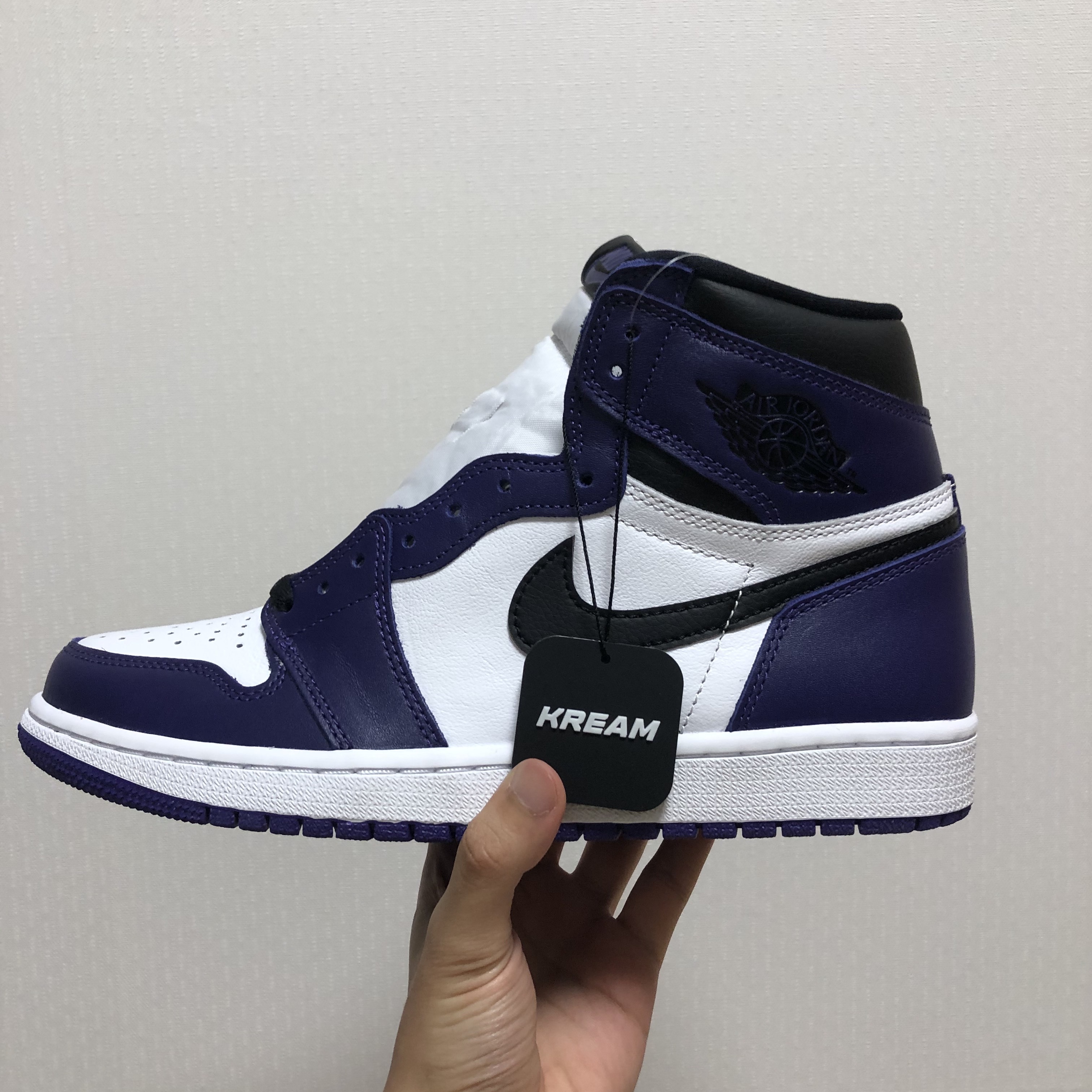 Jordan 1 Retro High OG Court Purple 2020 착용 스타일 - 2