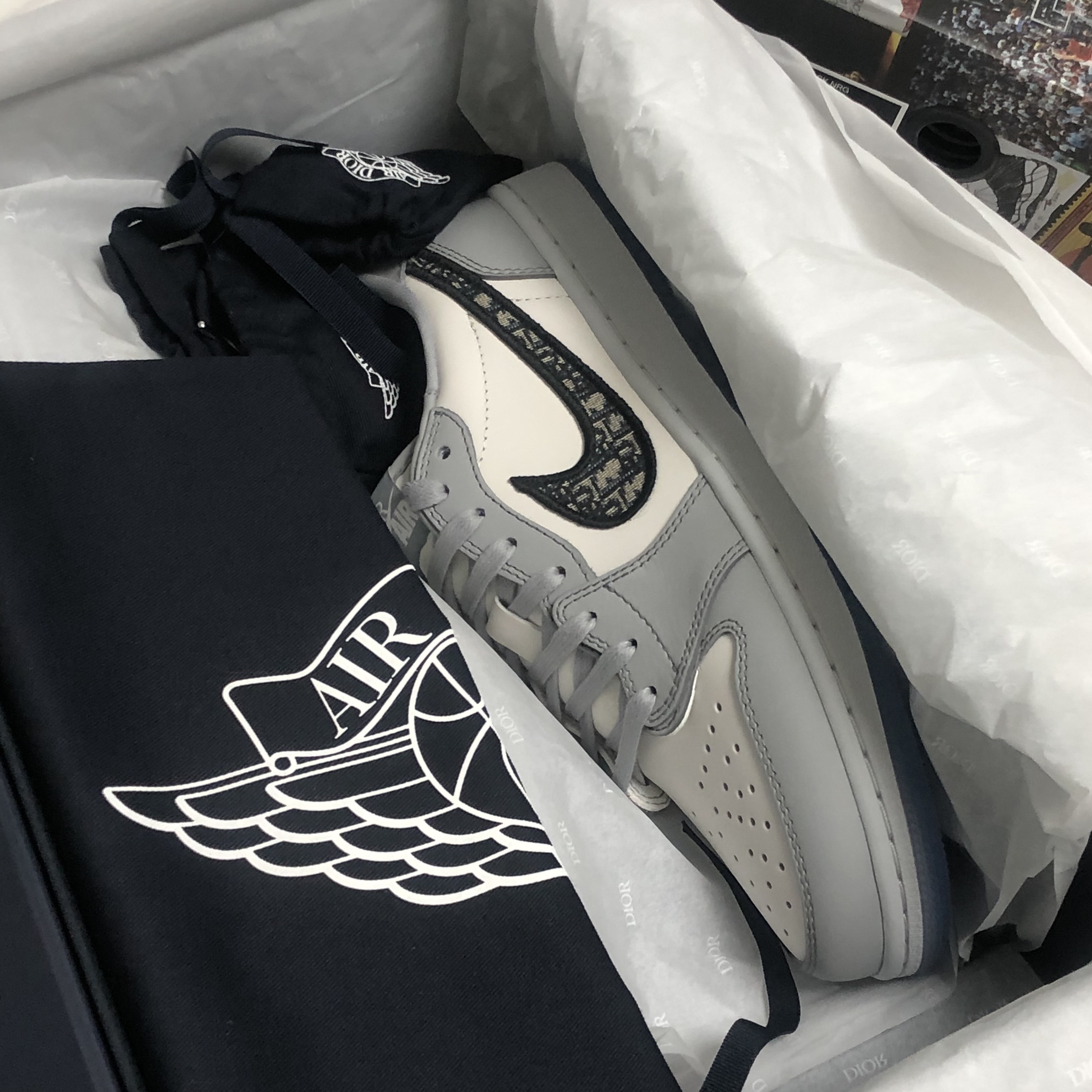 Jordan 1 x Dior Low OG 착용 스타일 - 2