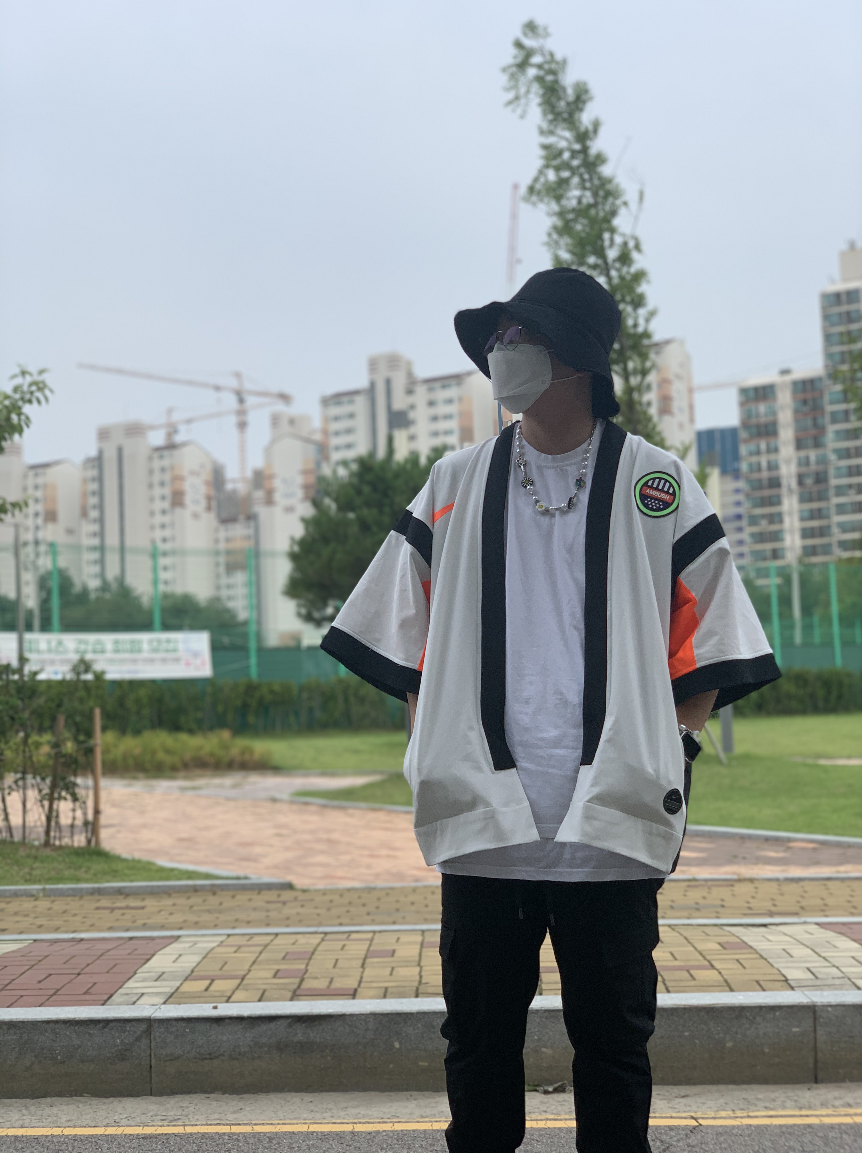 Nike x Kendrick Lamar Cortez Basic Slip White 착용 스타일 - 3