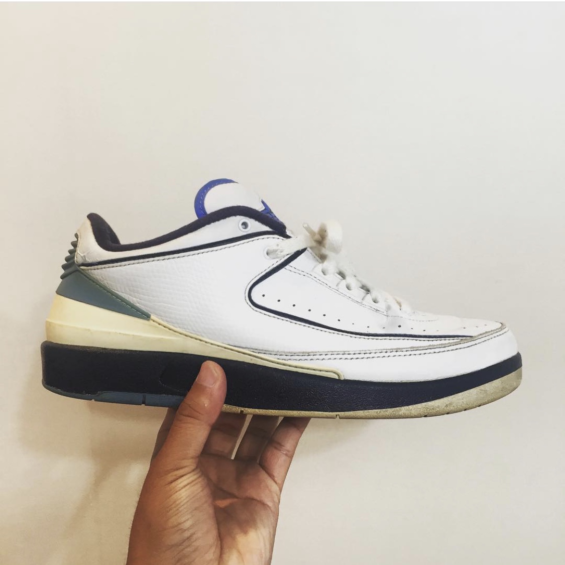 Jordan 2 Retro Low University Blue 2016 착용 스타일