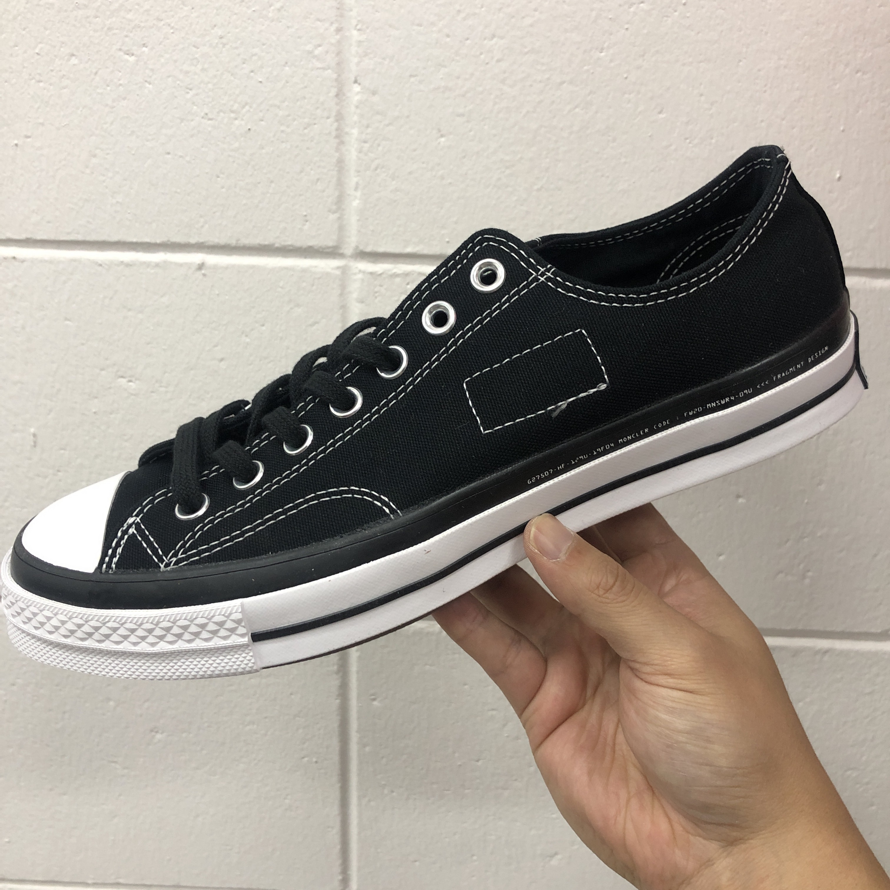 Converse x Moncler x Fragment Chuck 70 Ox Black 착용 스타일