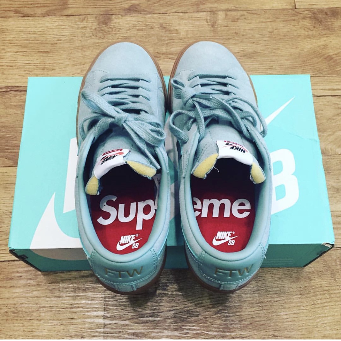 Nike x Supreme SB Blazer Low GT Canon 착용 스타일