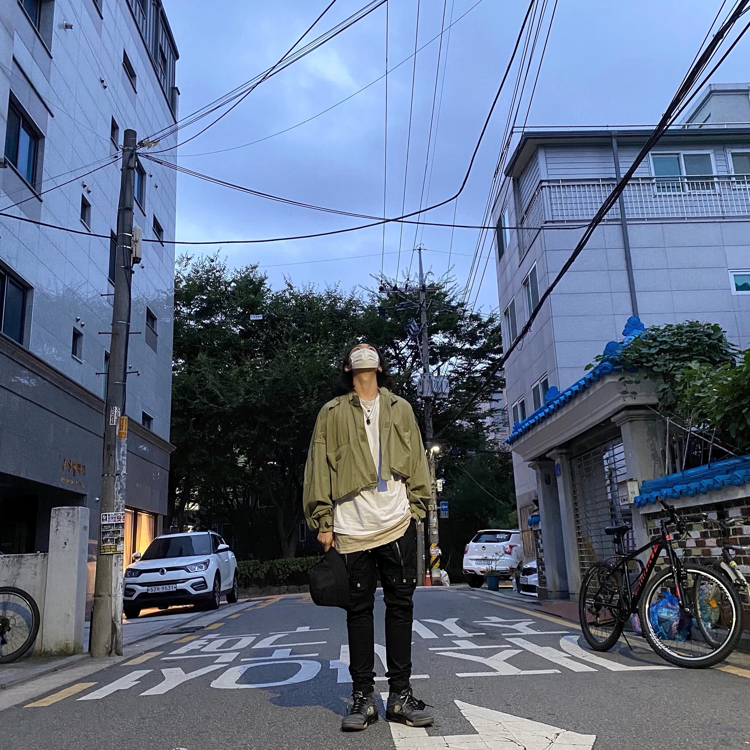 Jordan 5 x Off-White Retro SP Black Muslin 착용 스타일