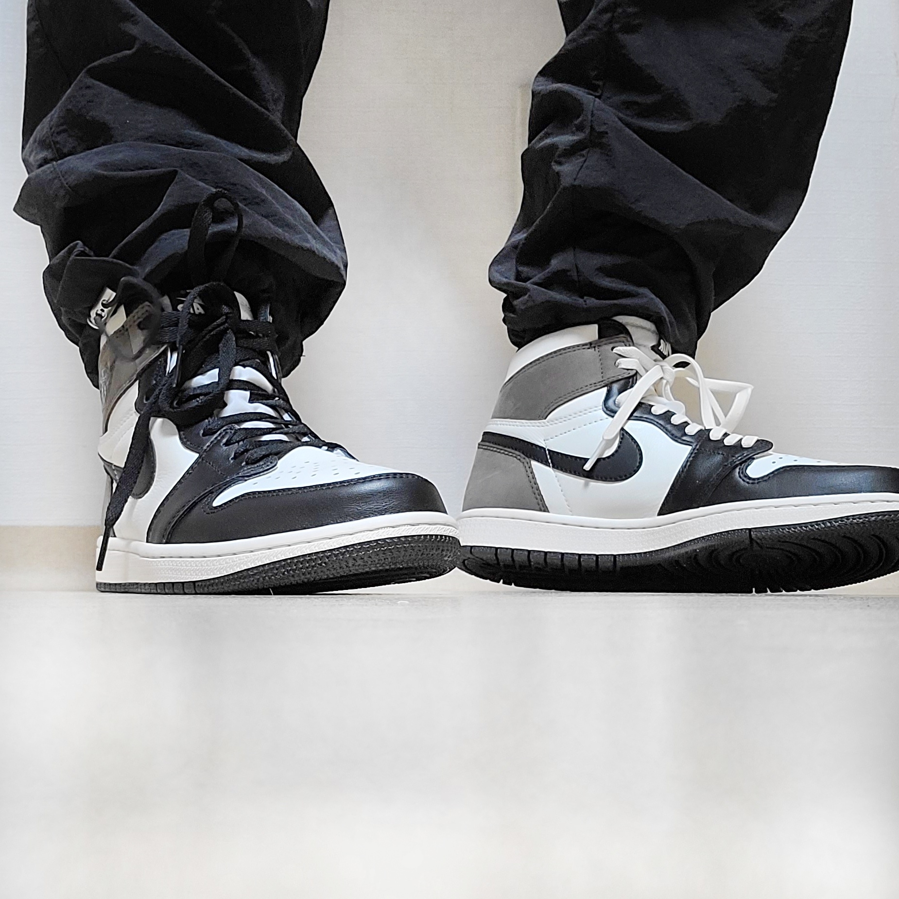 Jordan 1 Retro High OG Black Mocha 착용 스타일 - 3
