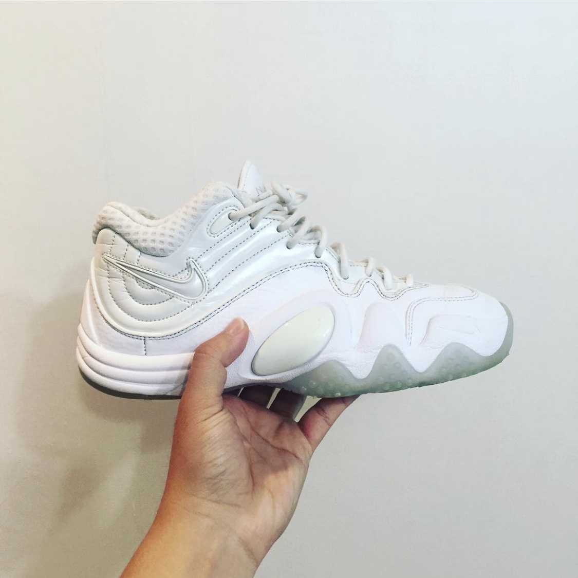 Nike Zoom Uptempo V Premium White Ice 착용 스타일