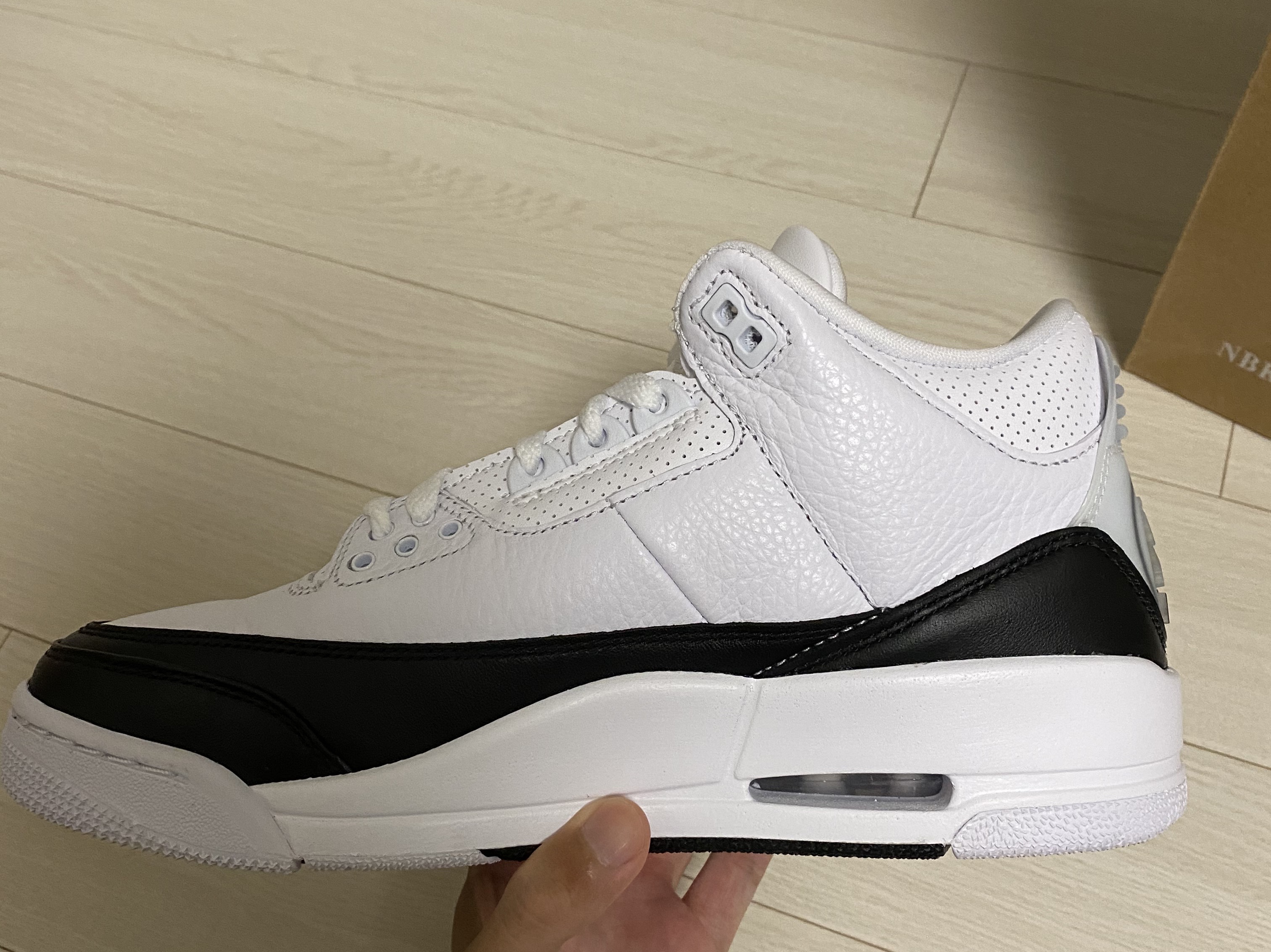 Jordan 3 x Fragment Retro SP White Black 착용 스타일