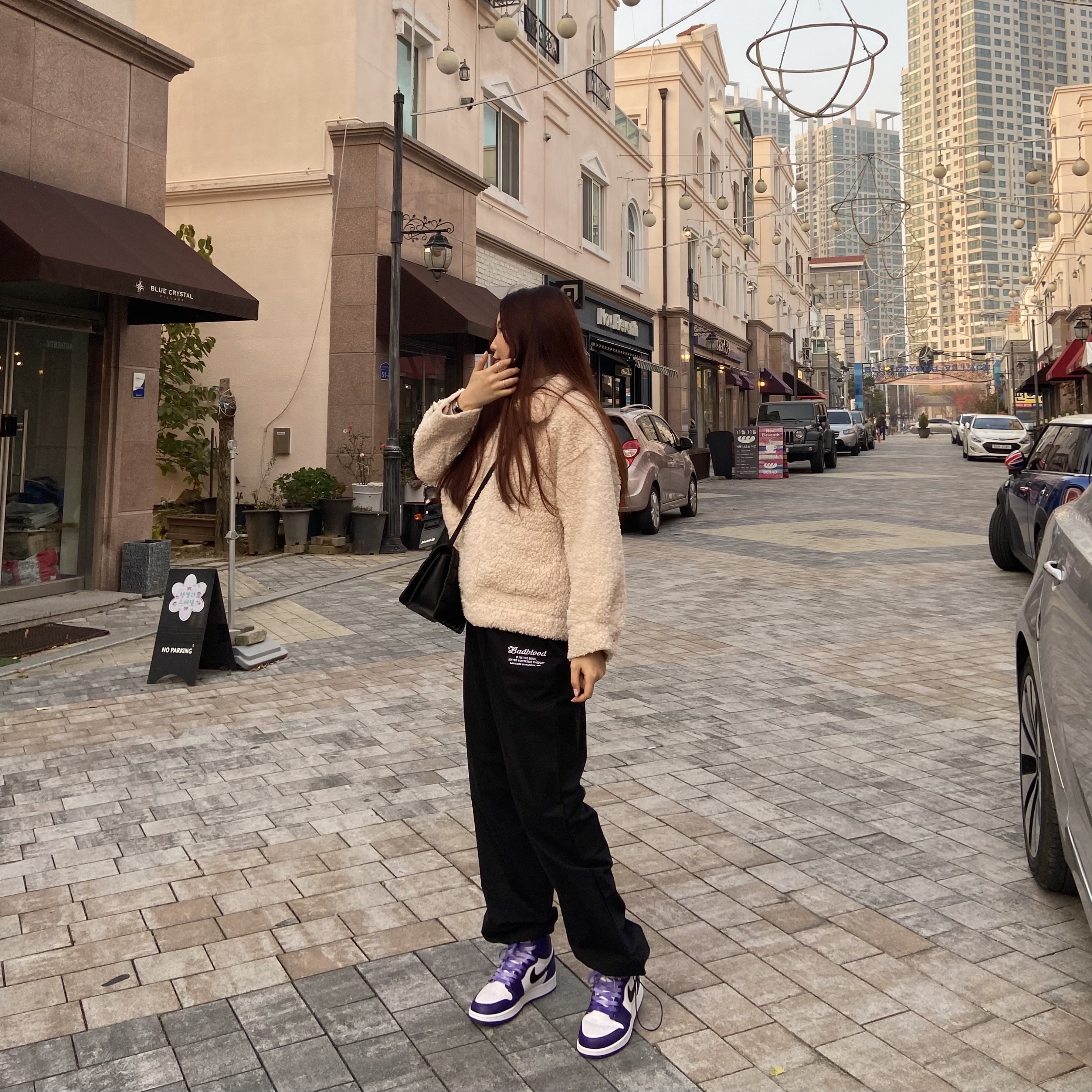 Jordan 1 Retro High OG Court Purple 2020 착용 스타일