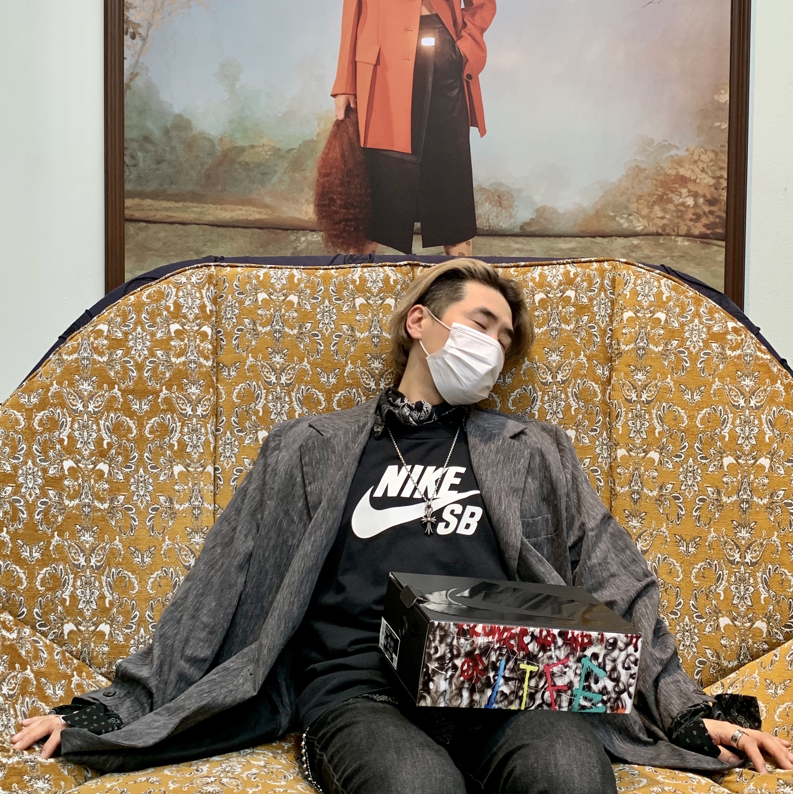 Nike x Peaceminusone Air Force 1 Low Para-Noise 2.0 착용 스타일