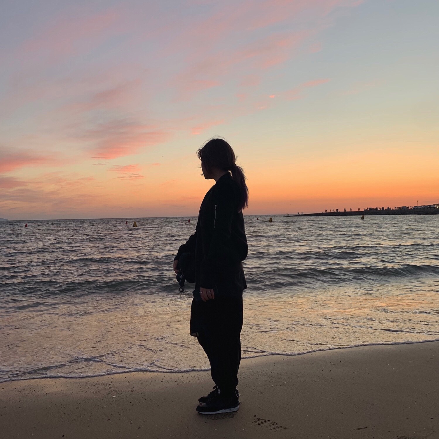 (W) Nike x Undercover Daybreak Black Sail 착용 스타일