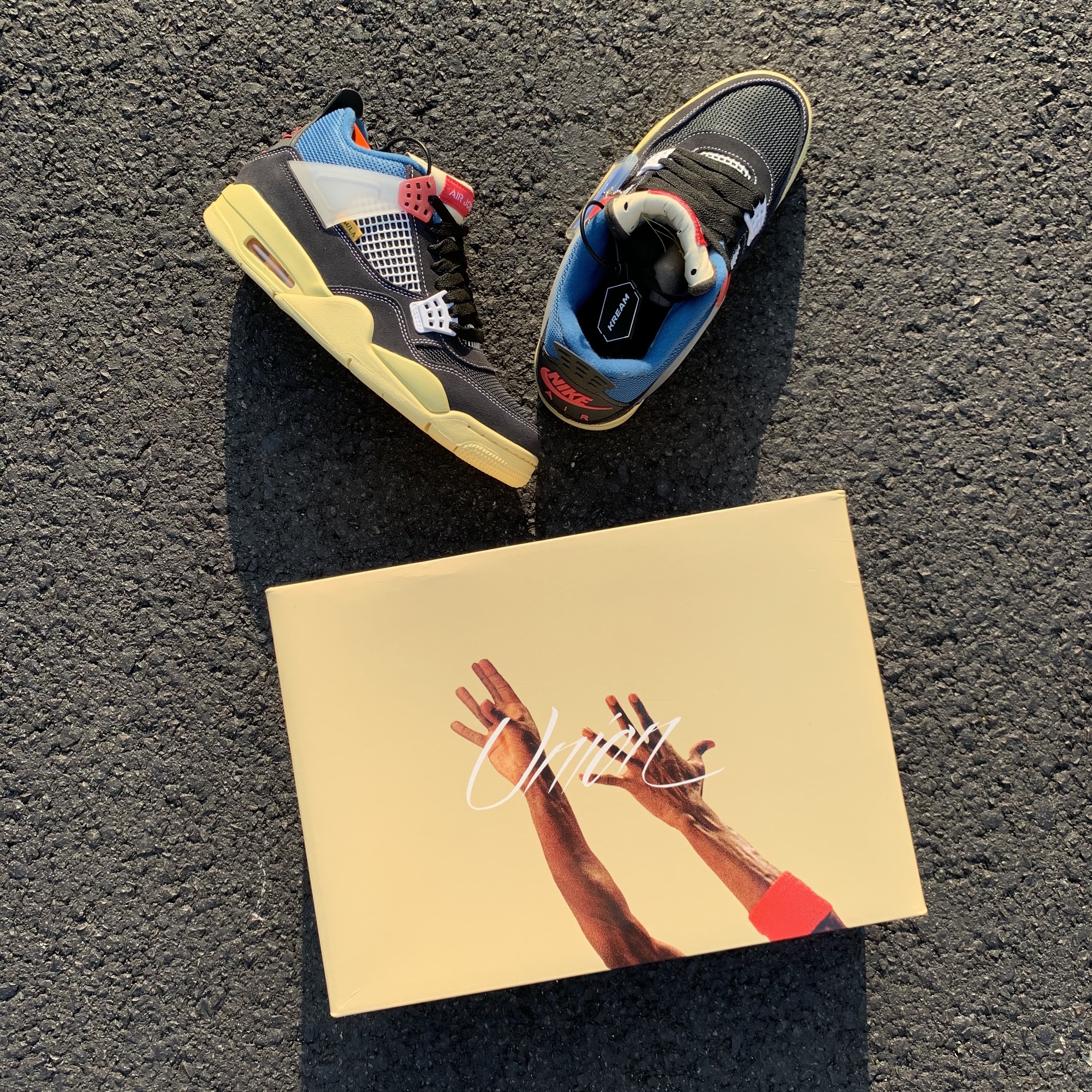 Jordan 4 x Union Retro Off Noir 착용 스타일 - 4