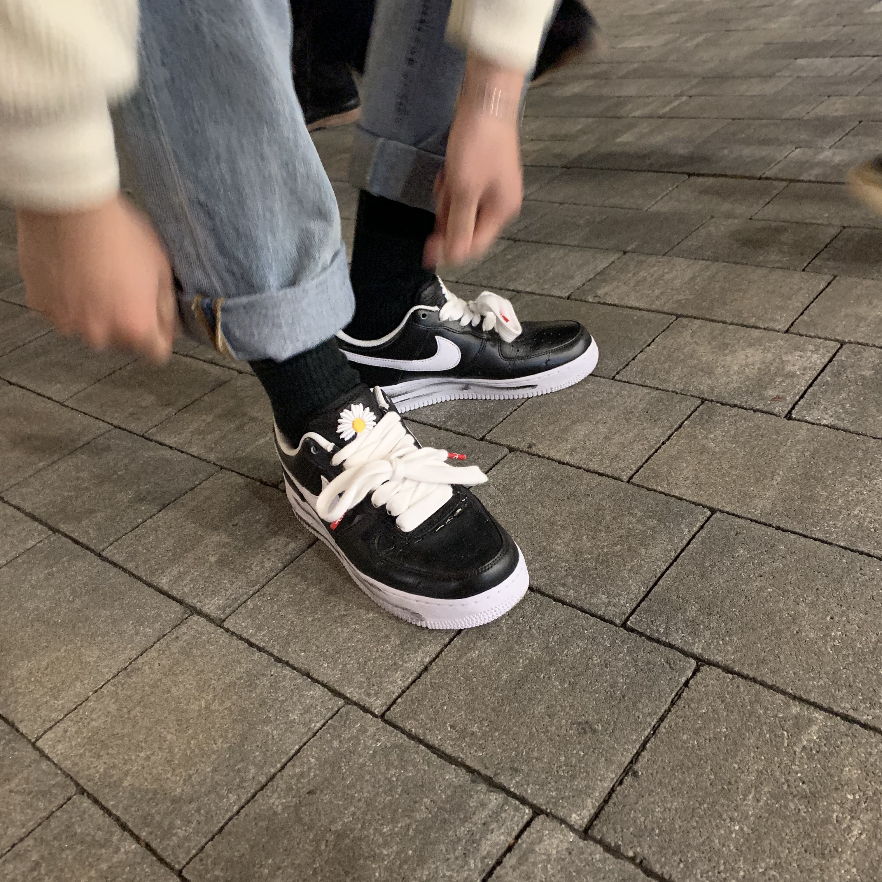Nike x Peaceminusone Air Force 1 Low Para-Noise 착용 스타일 - 2