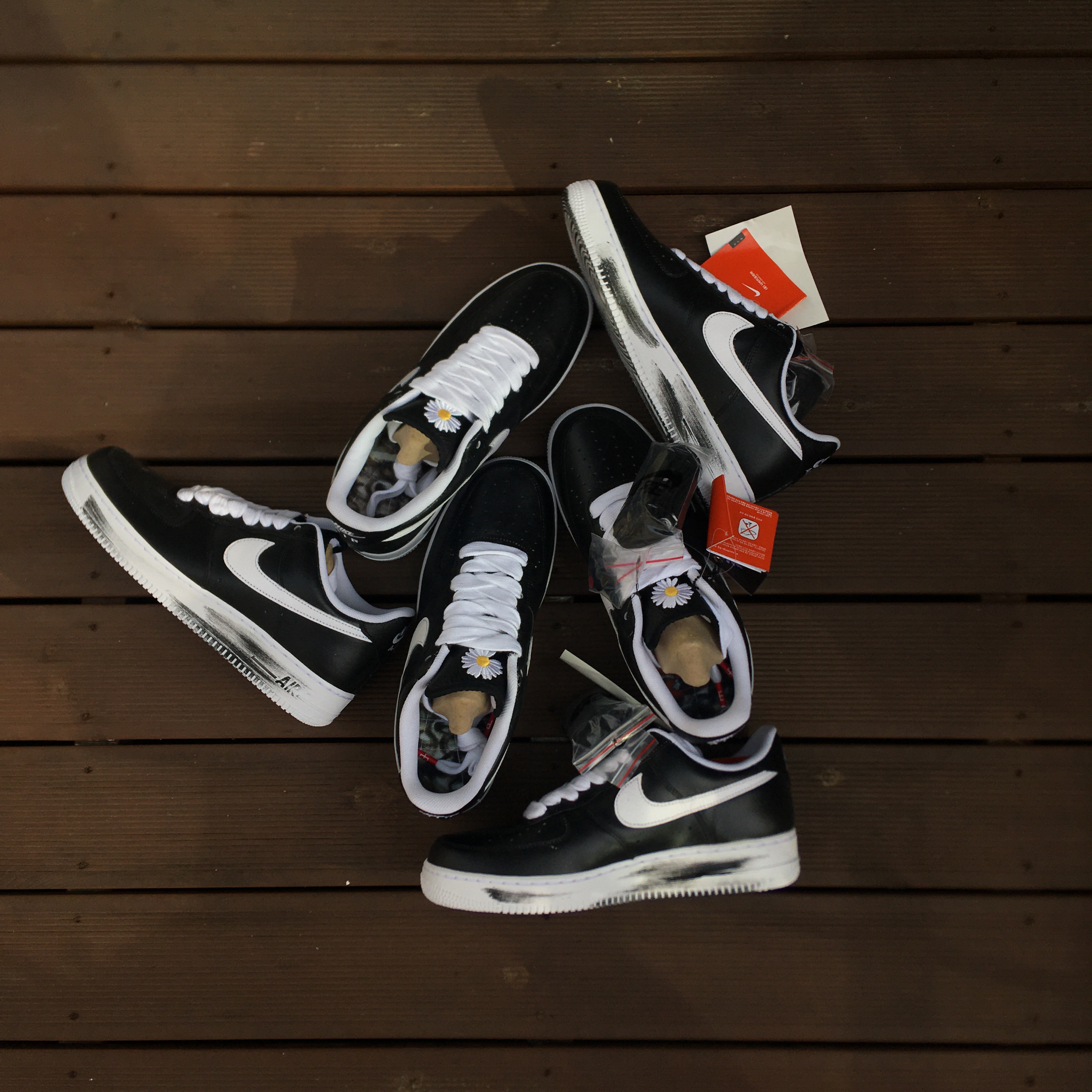 Nike x Peaceminusone Air Force 1 Low Para-Noise 착용 스타일