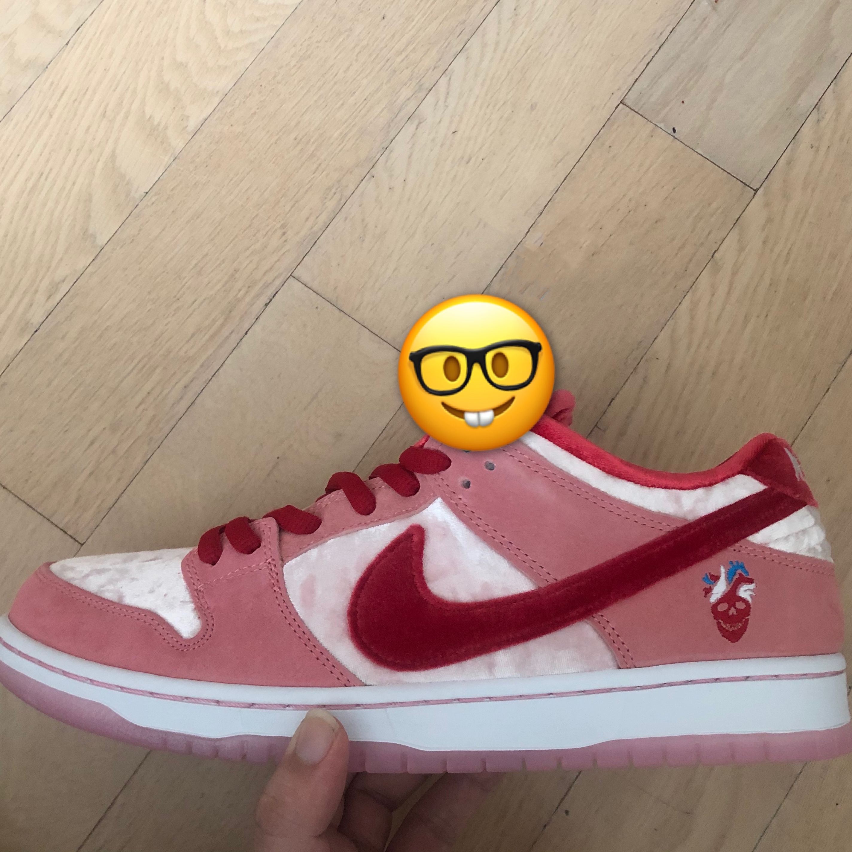 Nike x StrangeLove SB Dunk Low Pink (Regular Box) 착용 스타일