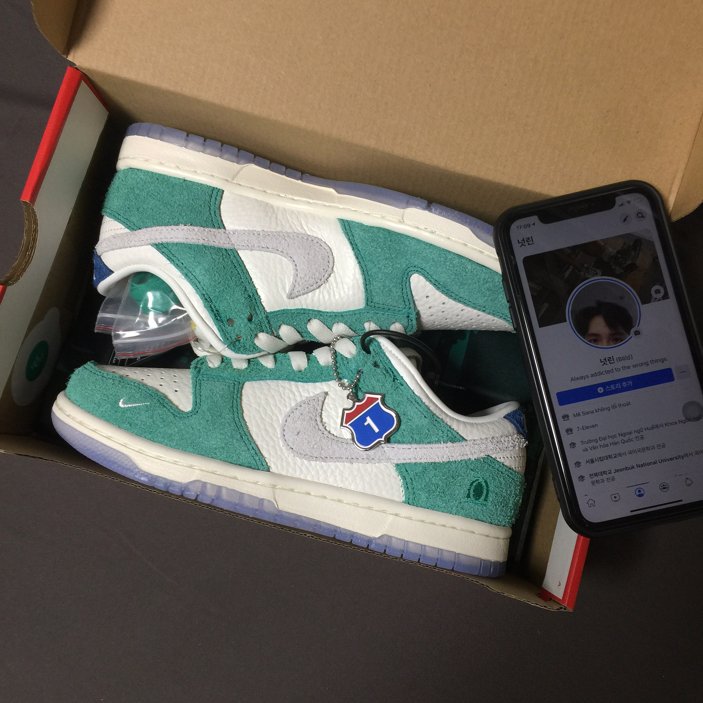 Nike x Kasina Dunk Low Road Sign - Kasina Exclusive 착용 스타일
