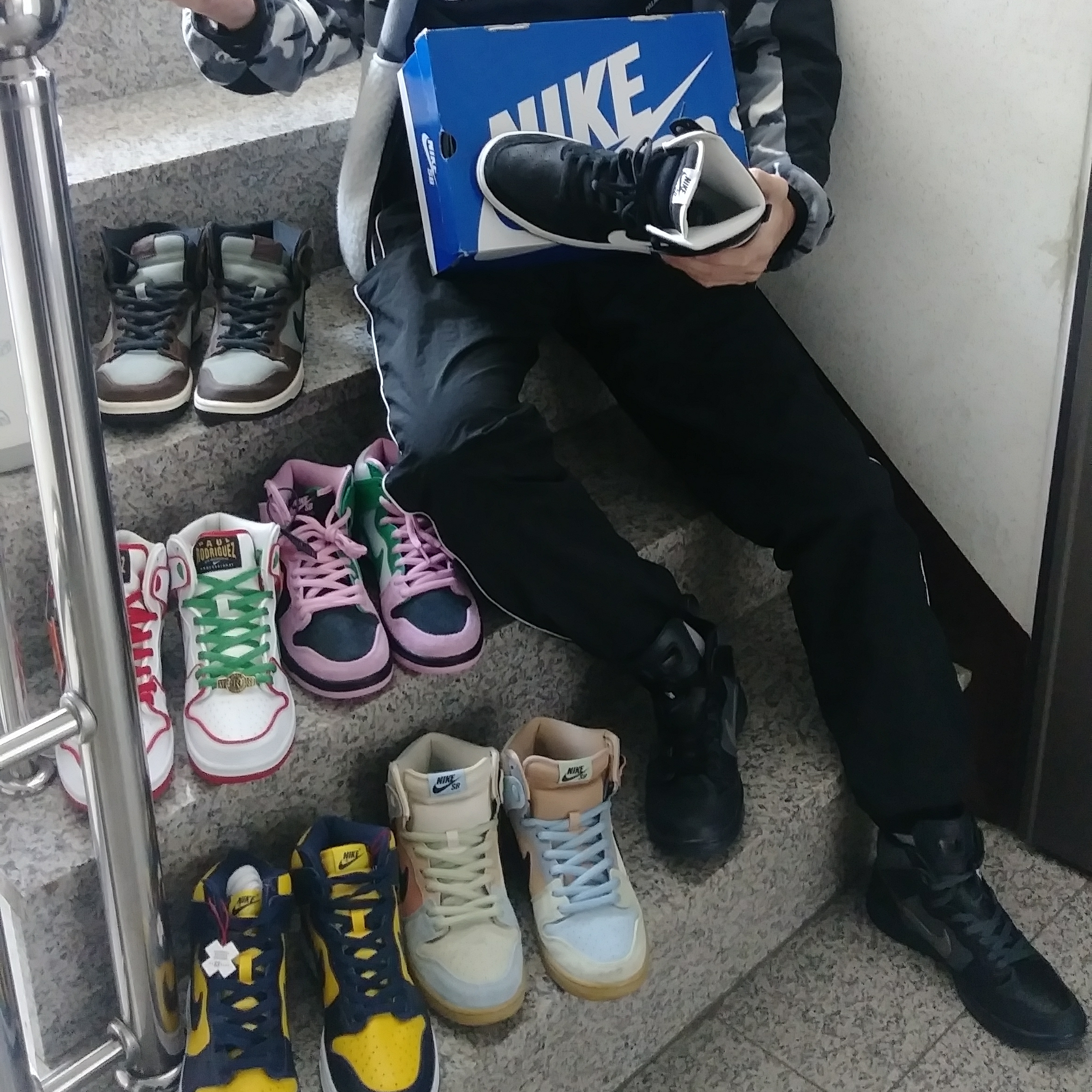Nike SB Dunk High Baroque Brown, Nike x Paul Rodriguez SB Dunk High Premium Boxing 착용 스타일