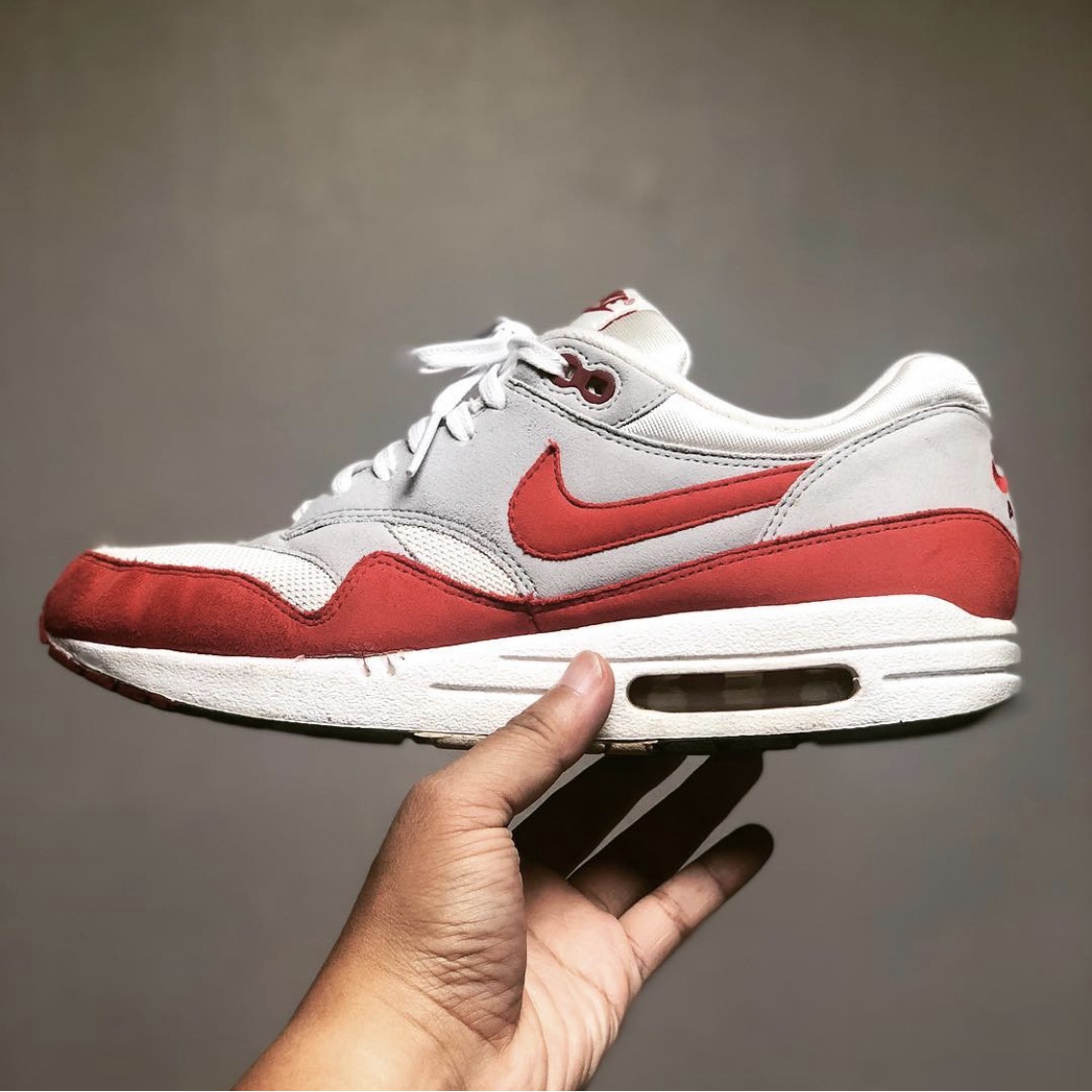Nike Air Max 1 Anniversary Red (2017/2018 Restock Pair) 착용 스타일