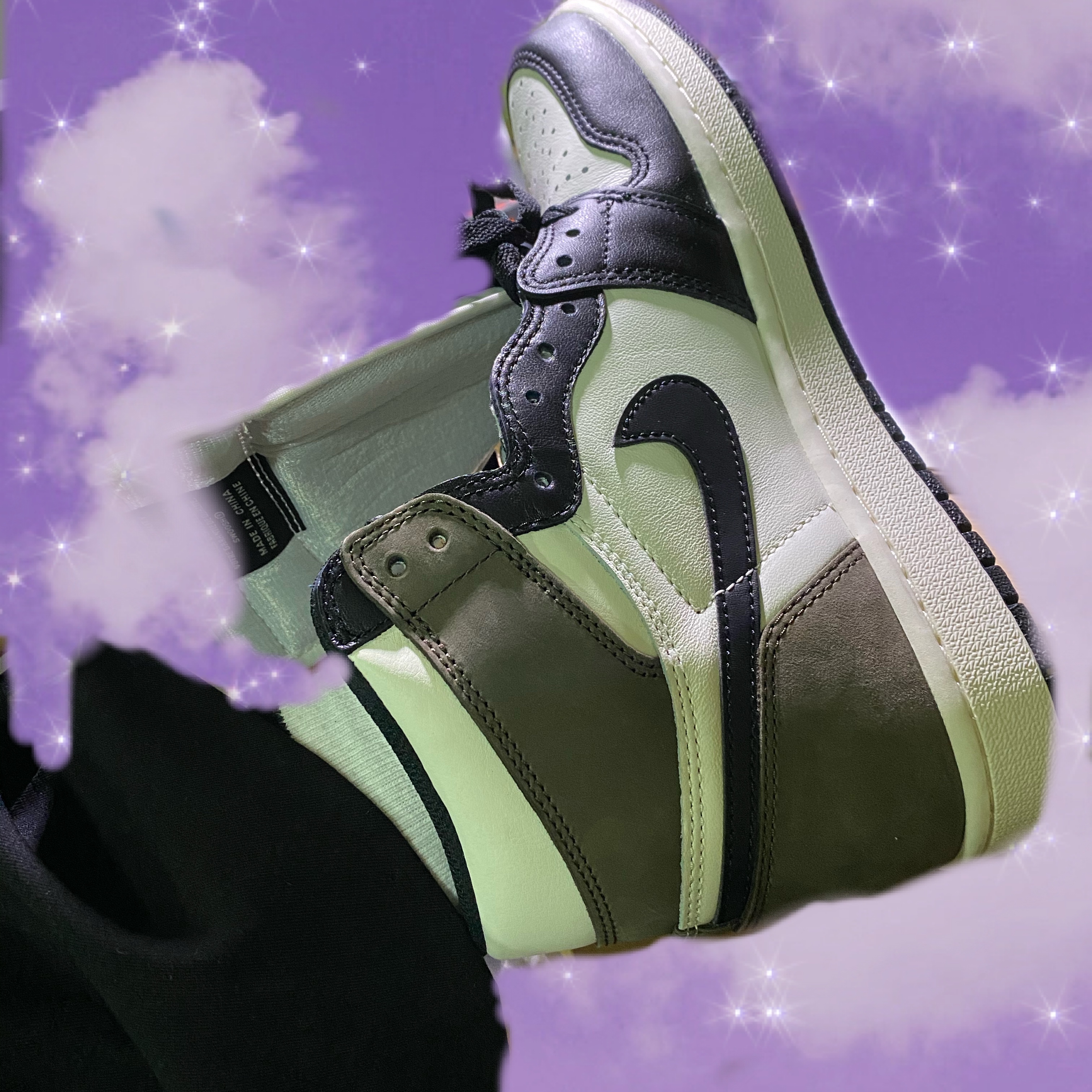 Jordan 1 Retro High OG Black Mocha 착용 스타일 - 1
