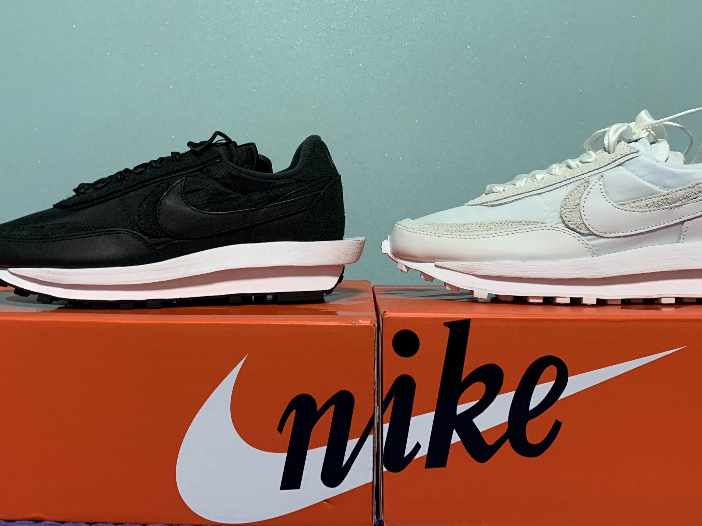 Nike x Sacai LDWaffle Black Nylon, Nike x Sacai LDWaffle White Nylon 착용 스타일