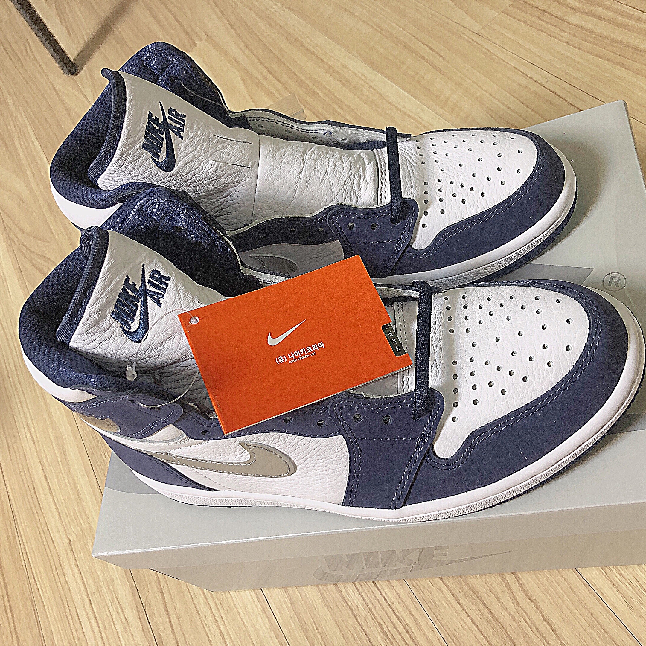Jordan 1 Retro High OG CO.JP Midnight Navy 착용 스타일
