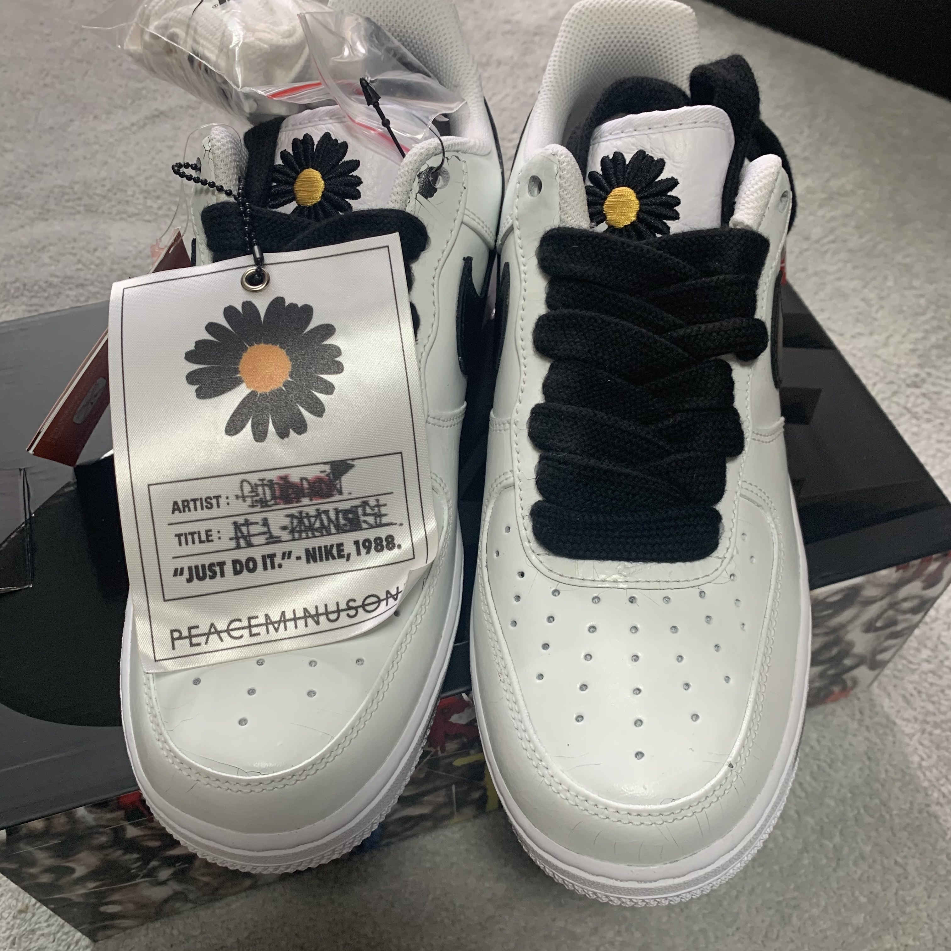 Nike x Peaceminusone Air Force 1 Low Para-Noise 2.0 착용 스타일