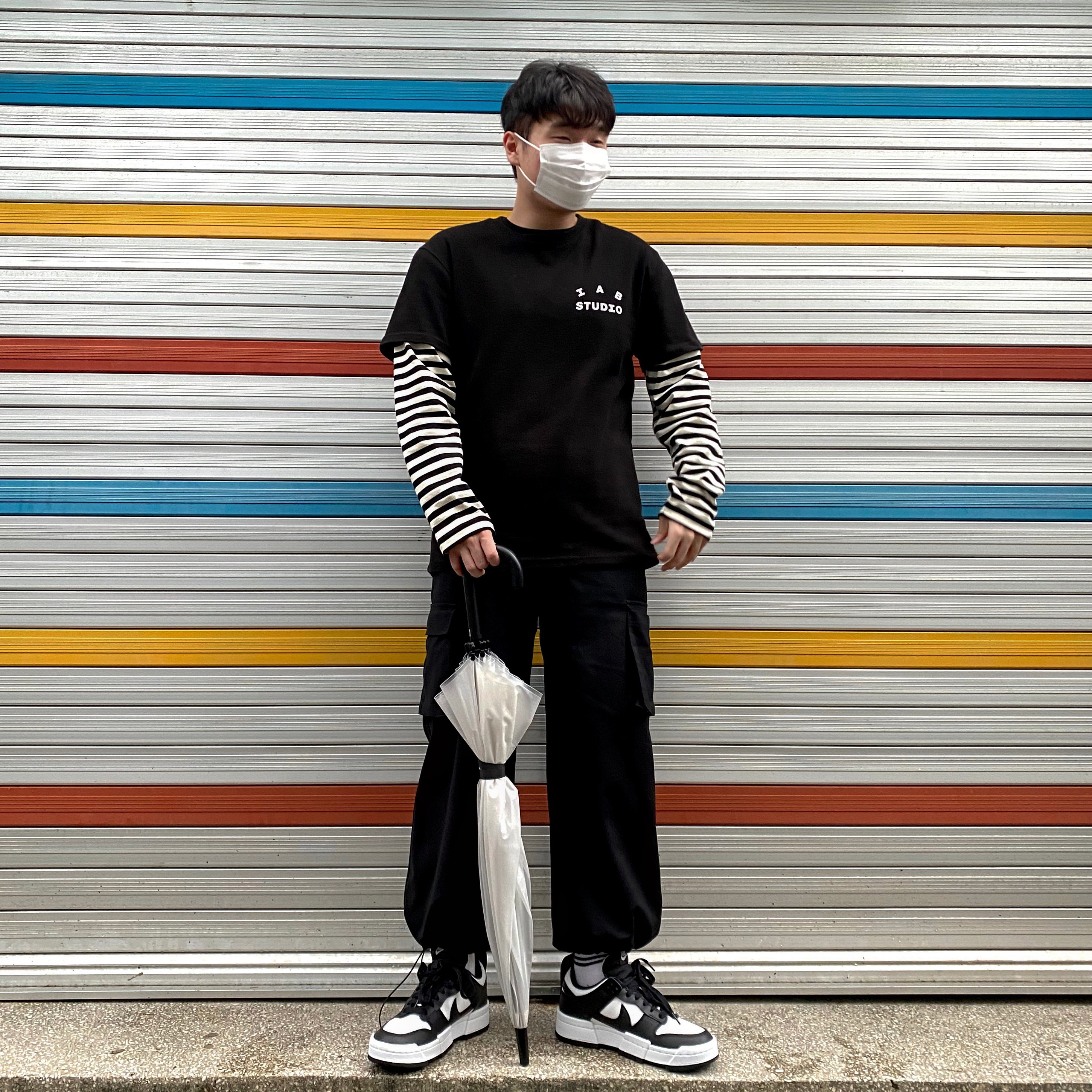 (W) Nike Dunk Low Disrupt Black White 착용 스타일
