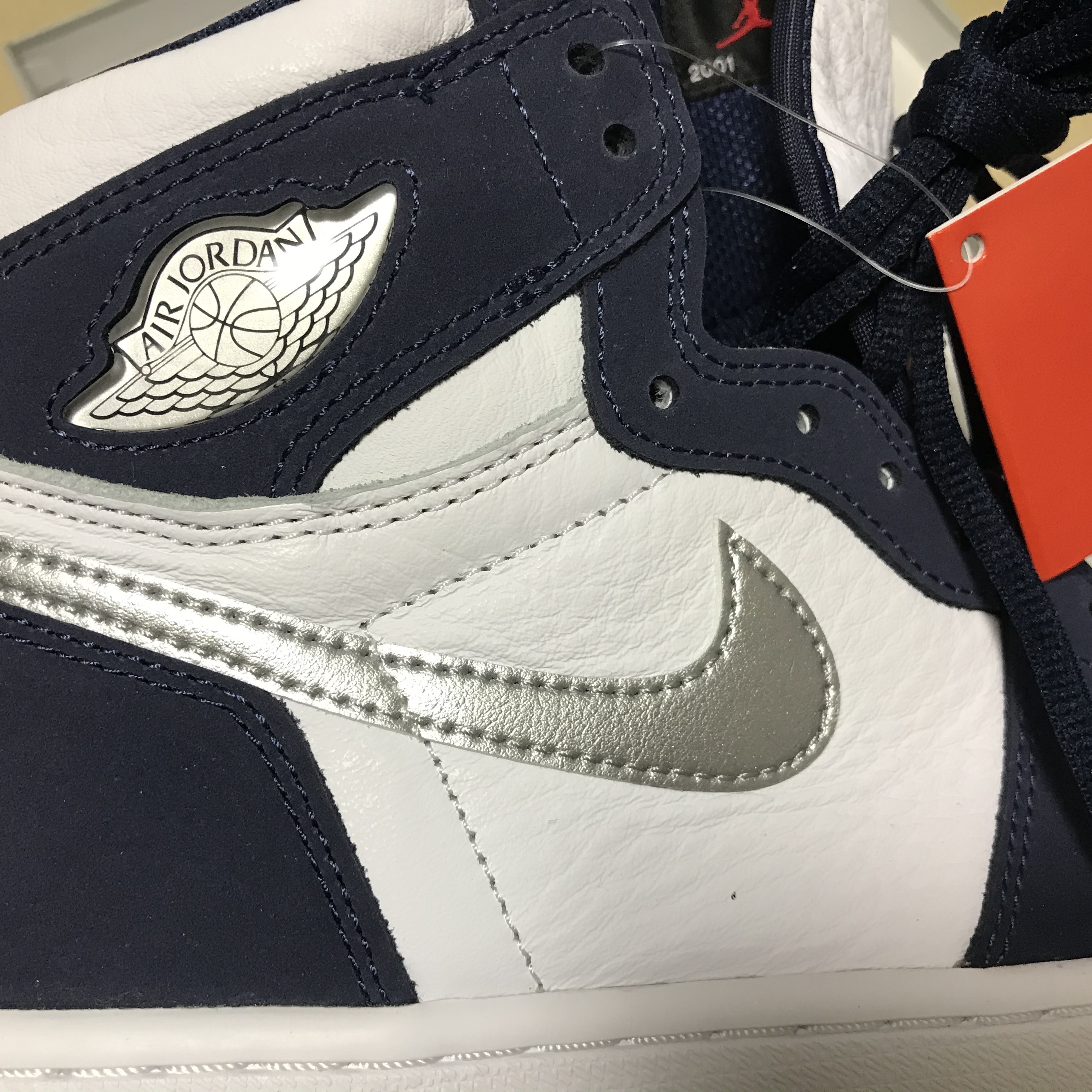 Jordan 1 Retro High OG CO.JP Midnight Navy 착용 스타일 - 5