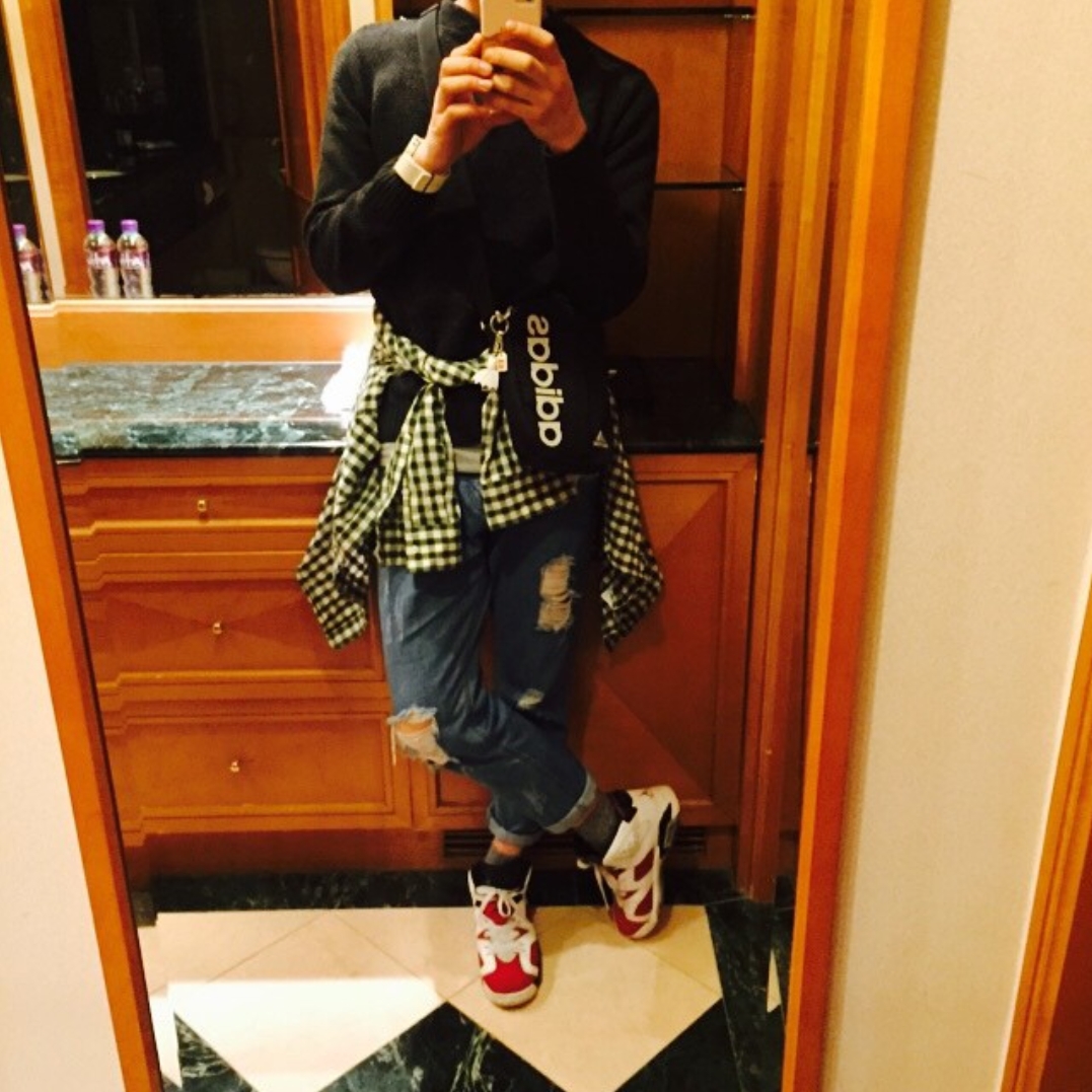 Jordan 6 Retro Carmine 2014 착용 스타일