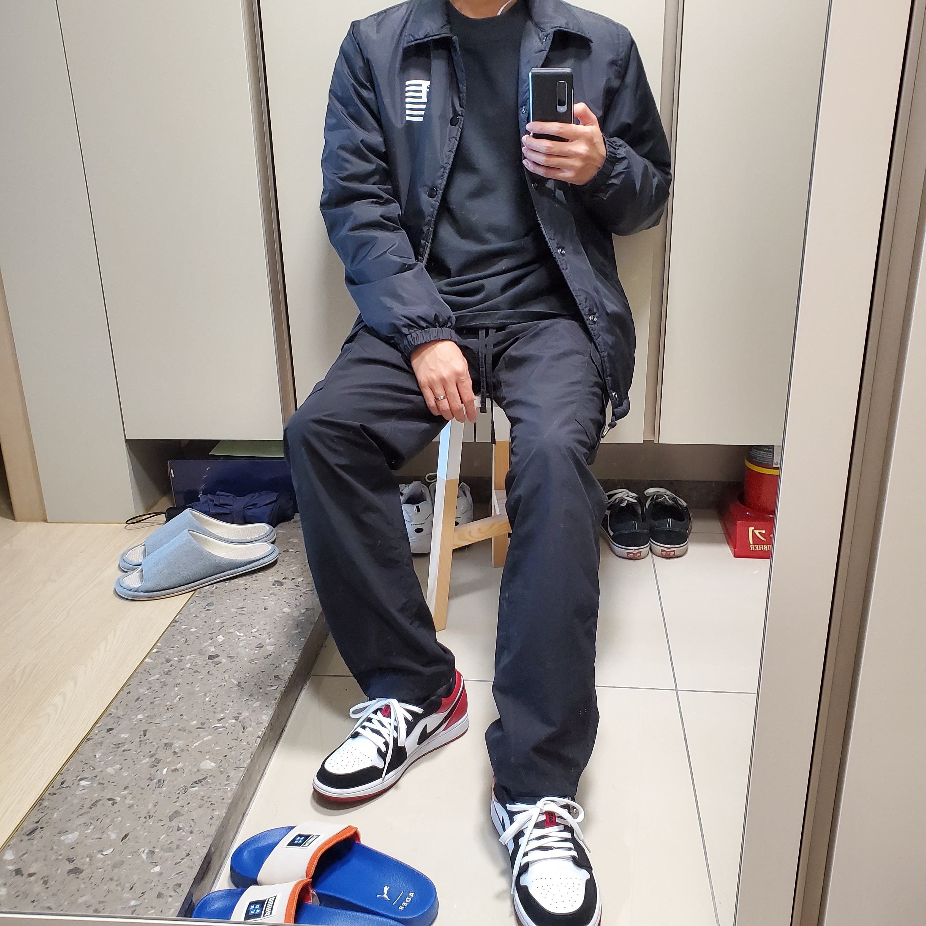 Jordan 1 Low Black Toe 착용 스타일