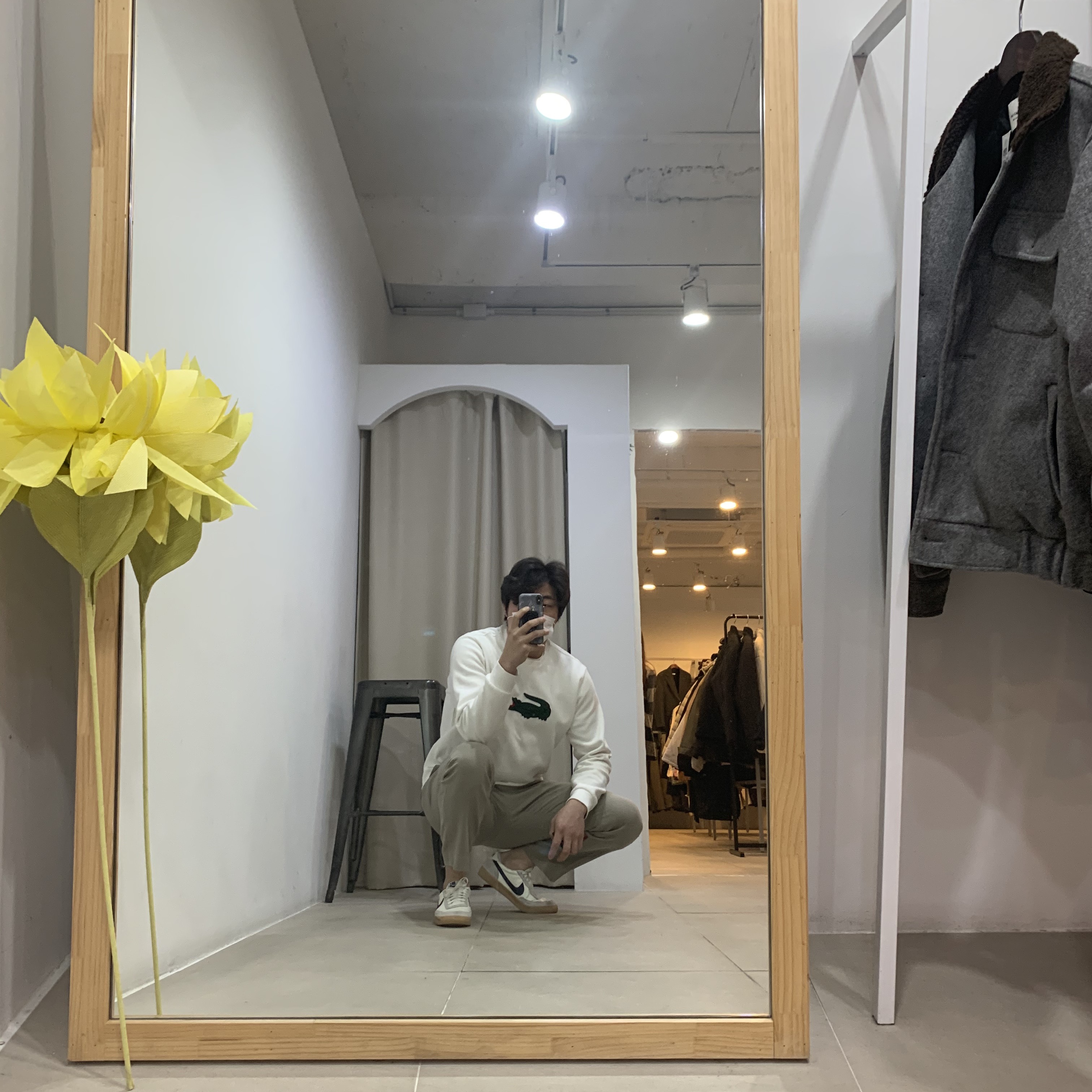 Nike x J.Crew Killshot 2 Sail Midnight Navy 착용 스타일
