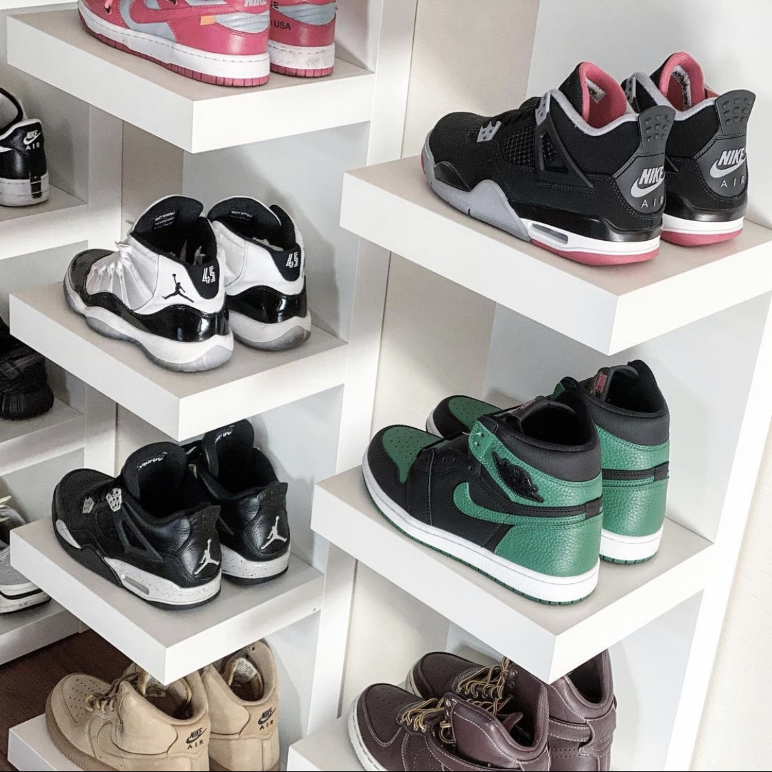Jordan 4 Retro Oreo 2015, Jordan 11 Retro Concord 2018 착용 스타일