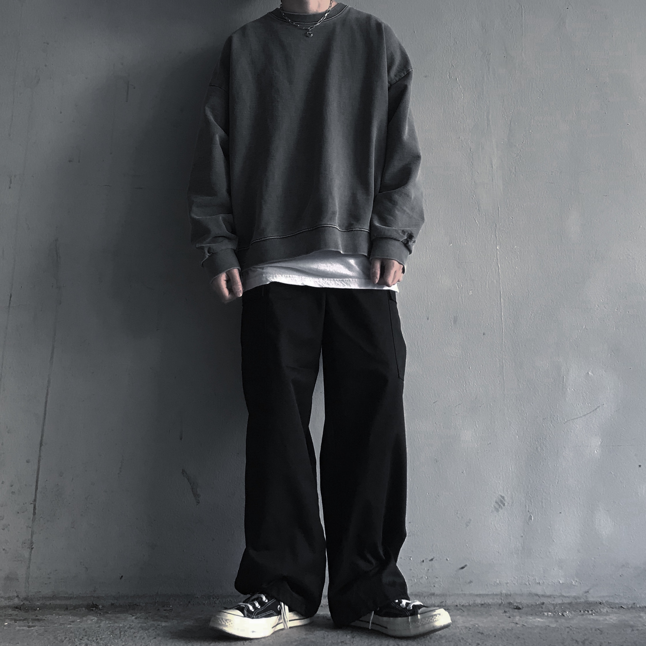 Converse Chuck 70 Hi Black 착용 스타일