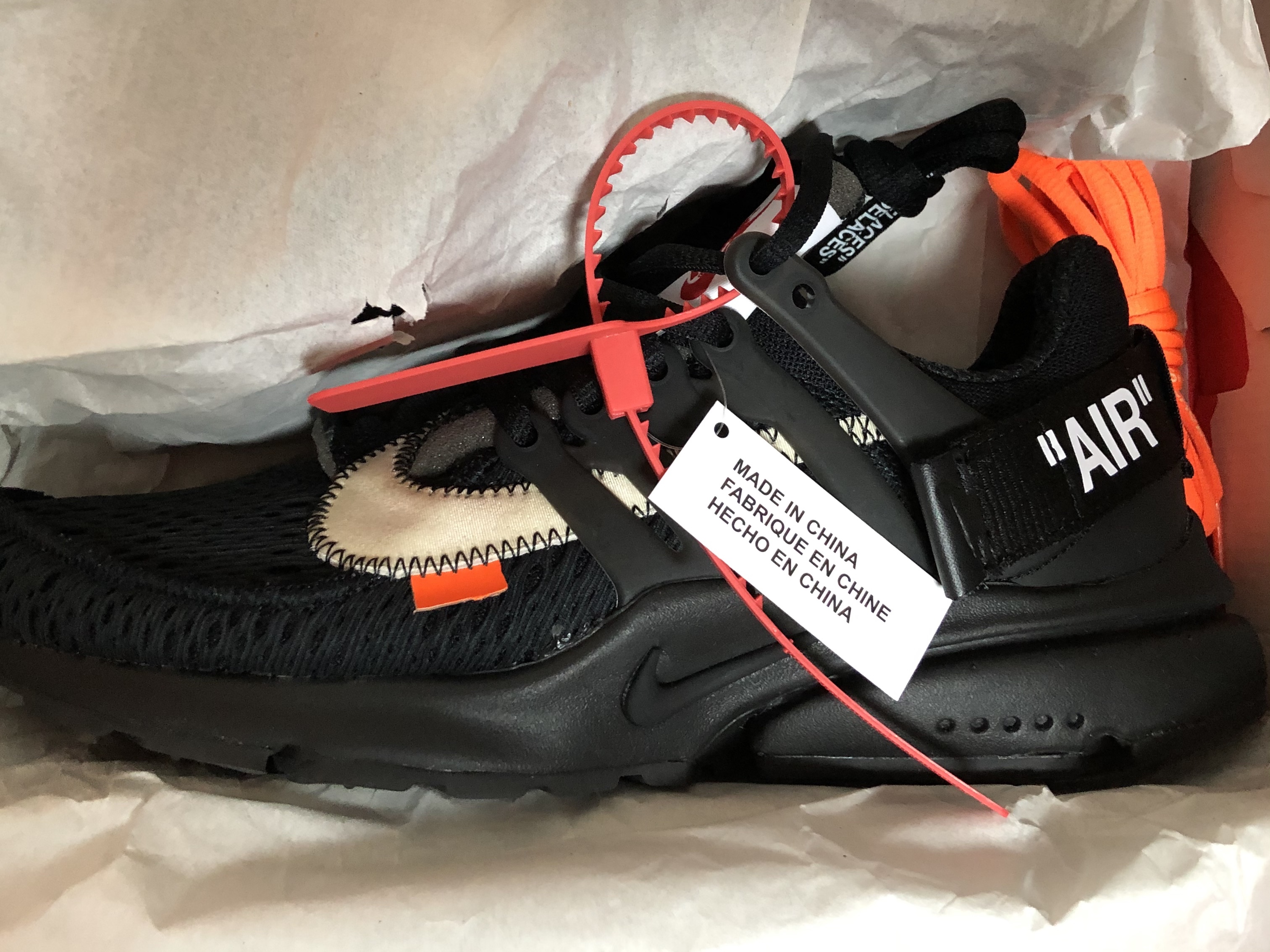 Nike x Off-White Air Presto Black 착용 스타일