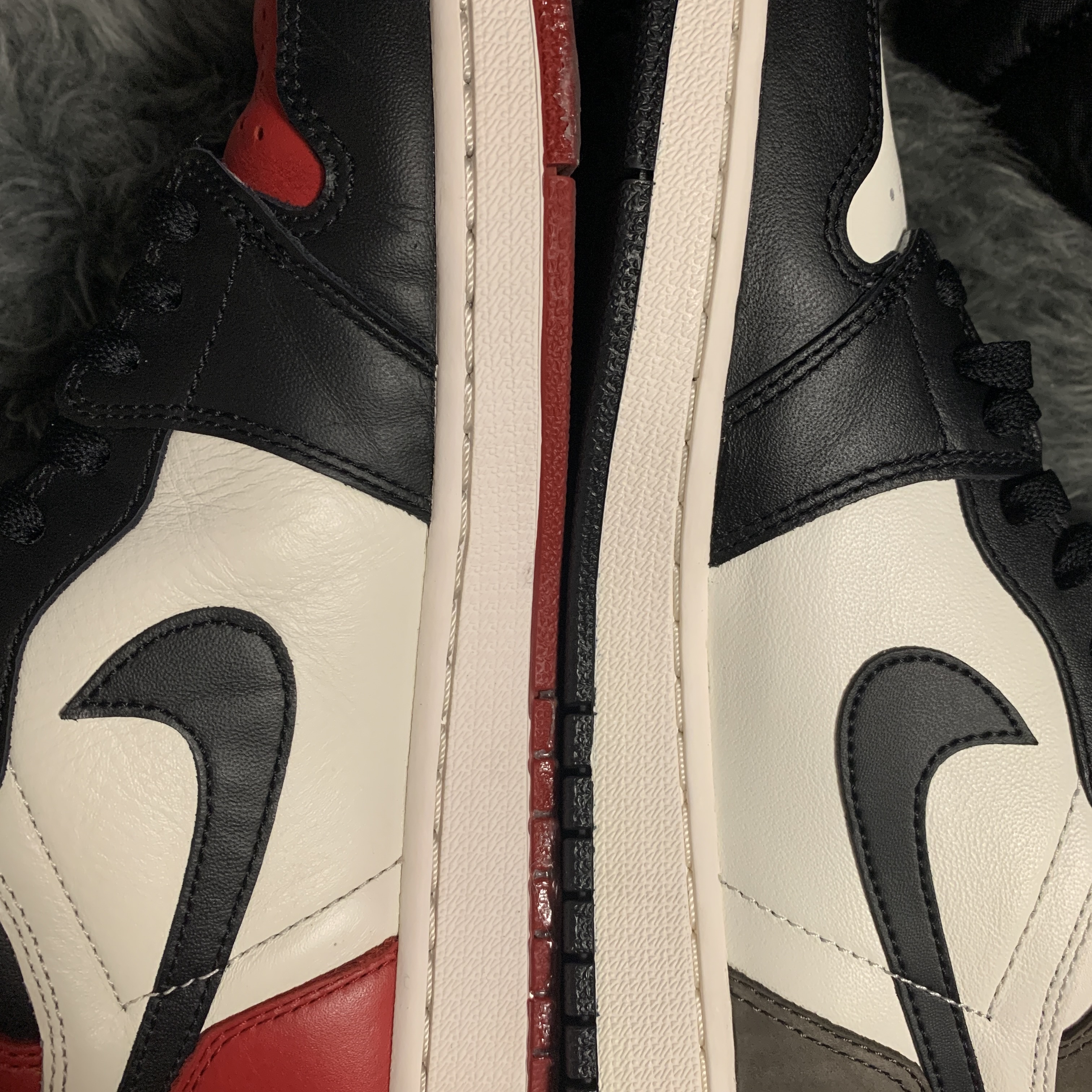 Jordan 1 Retro High OG Bred Toe, Jordan 1 Retro High OG Black Mocha 착용 스타일