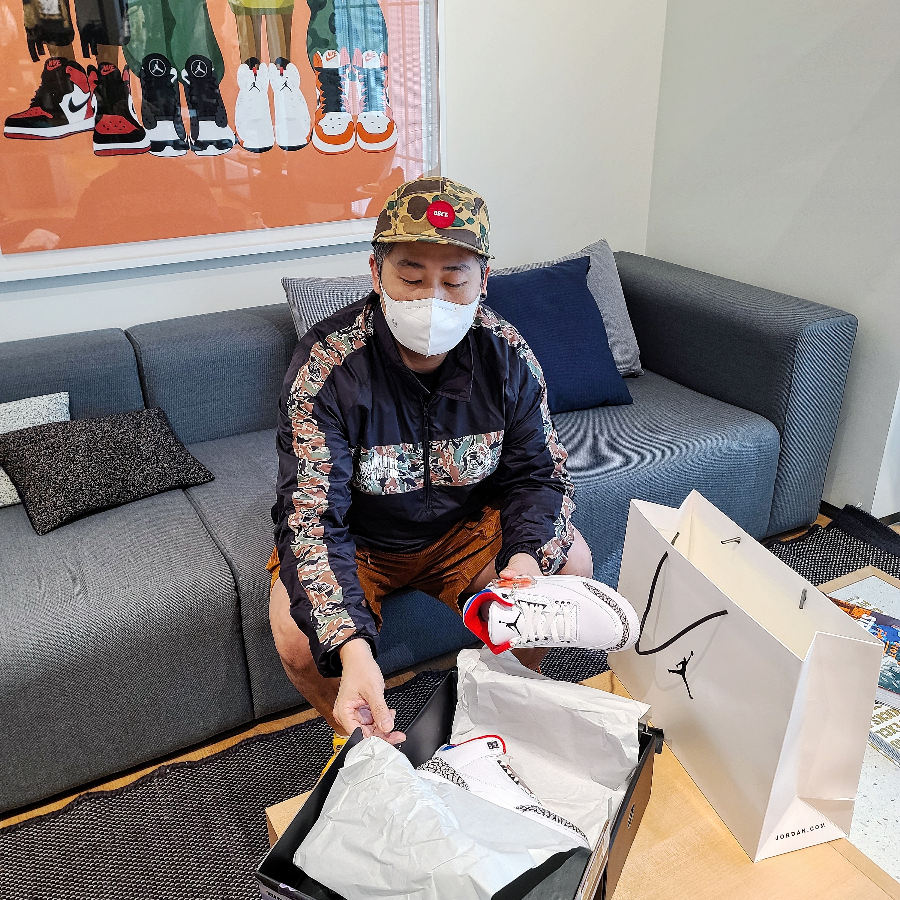 (W) Jordan 3 Retro Seoul 착용 스타일