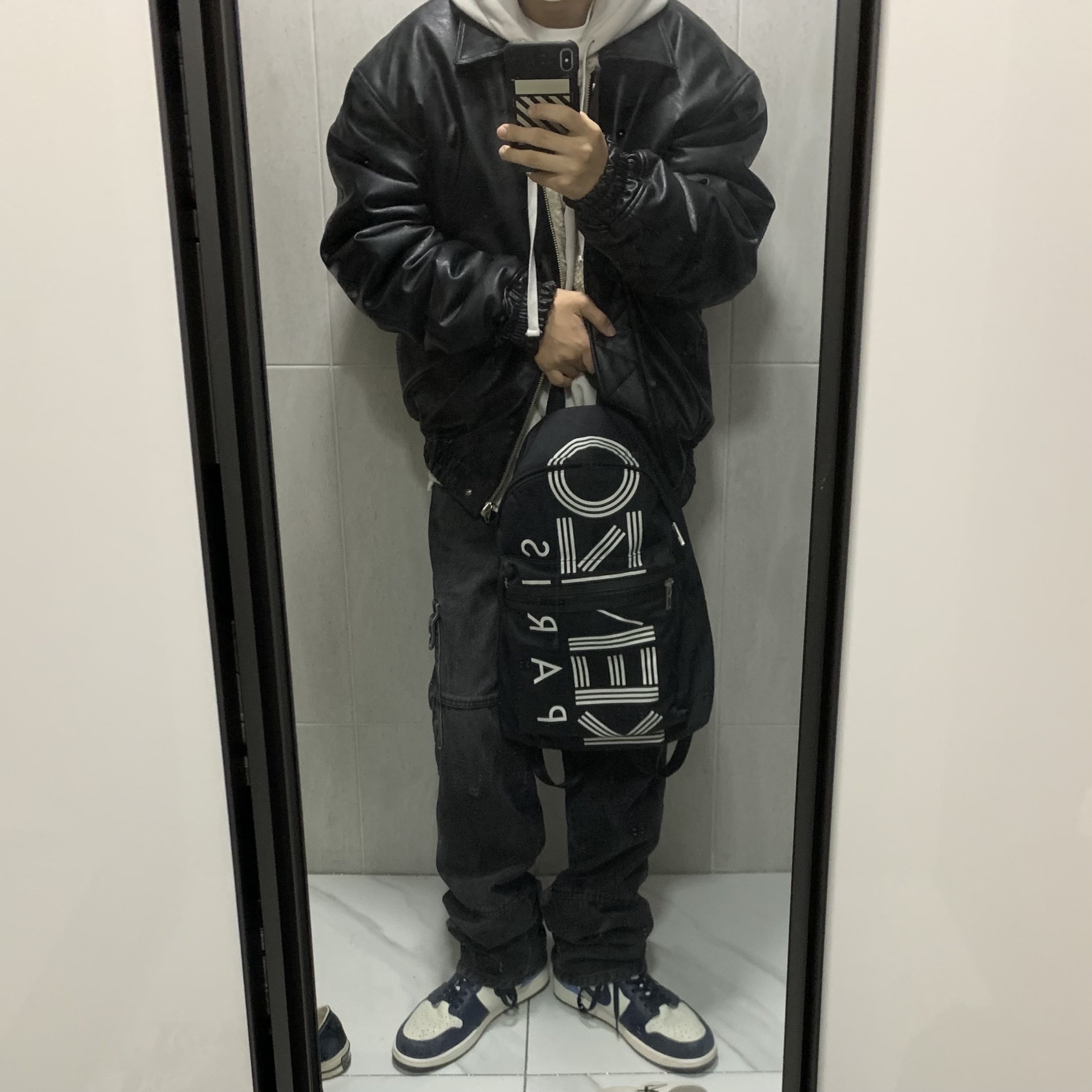 Jordan 1 Retro High Obsidian UNC 착용 스타일