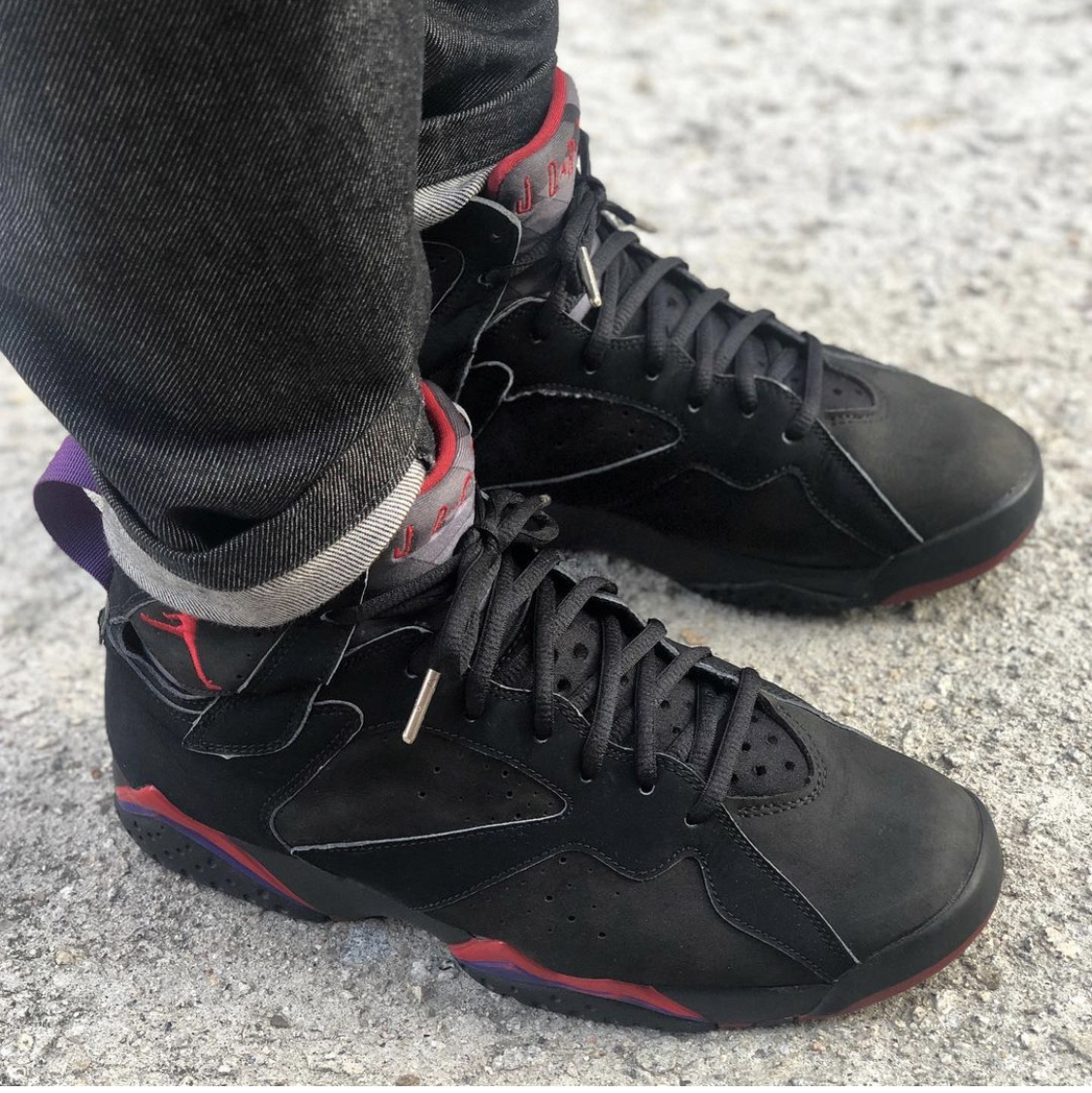 Jordan 7 Retro Raptors 2012 착용 스타일
