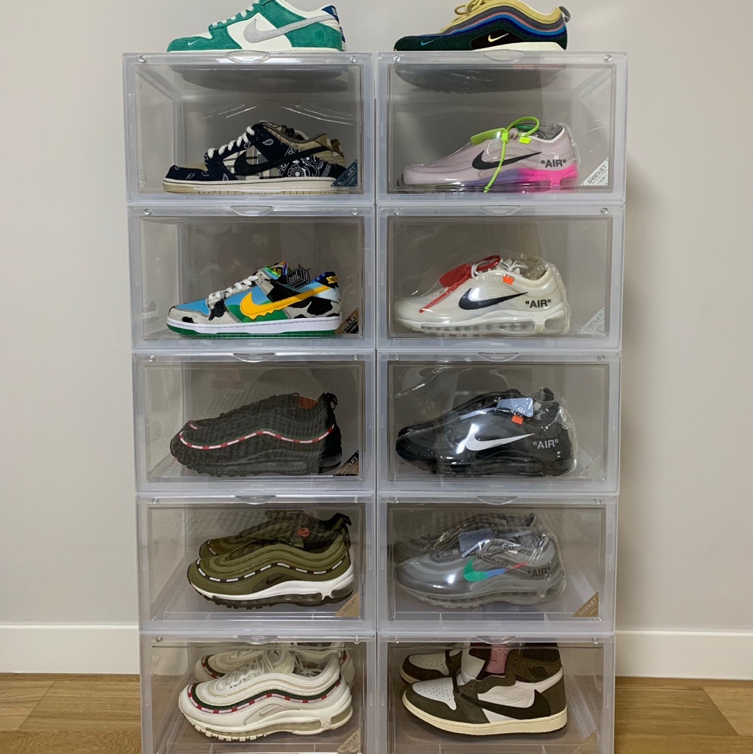 Nike x Undefeated Air Max 97 Black, Nike x Undefeated Air Max 97 Sail 착용 스타일