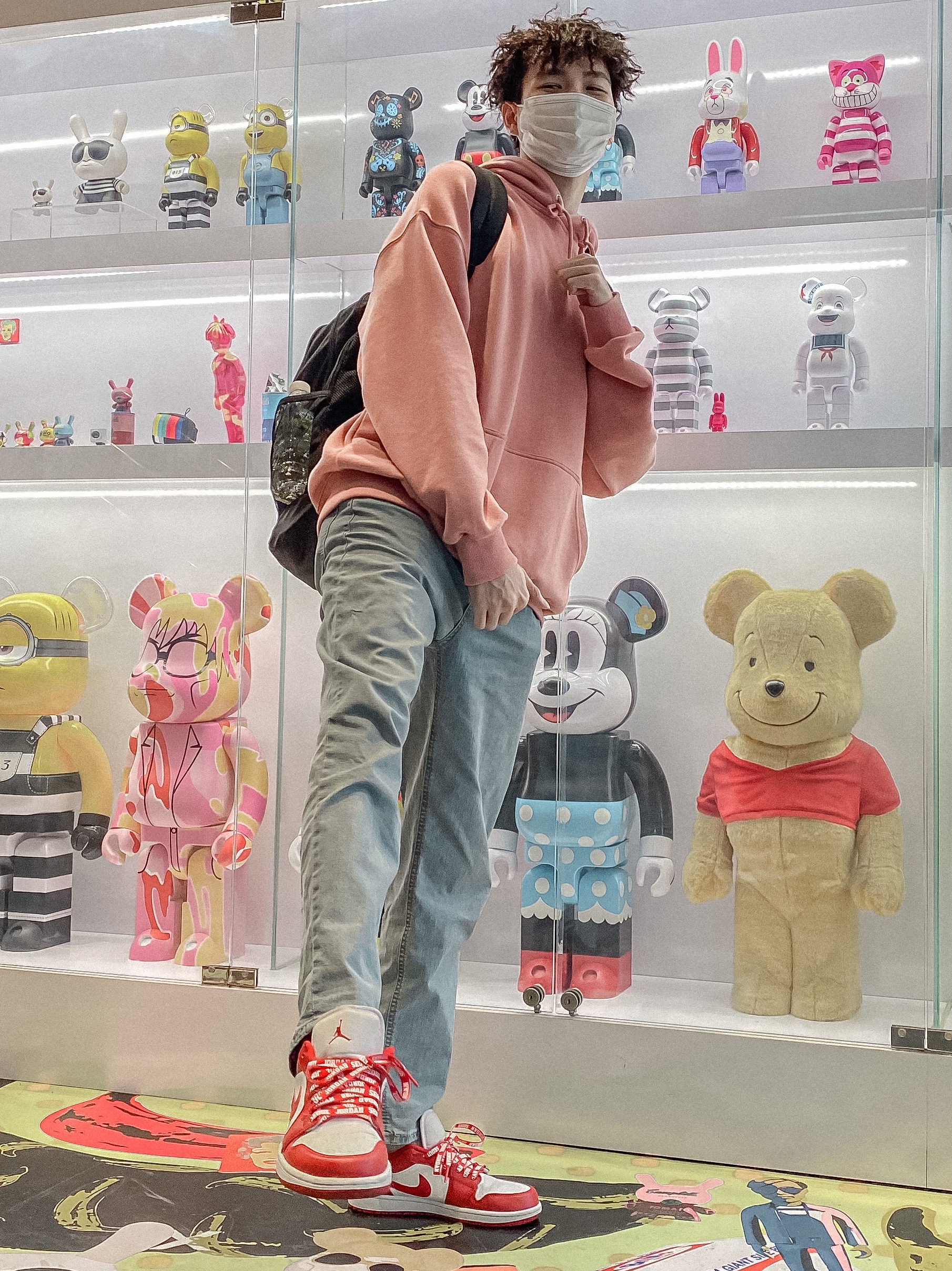 Jordan 1 Low Gym Red White 착용 스타일