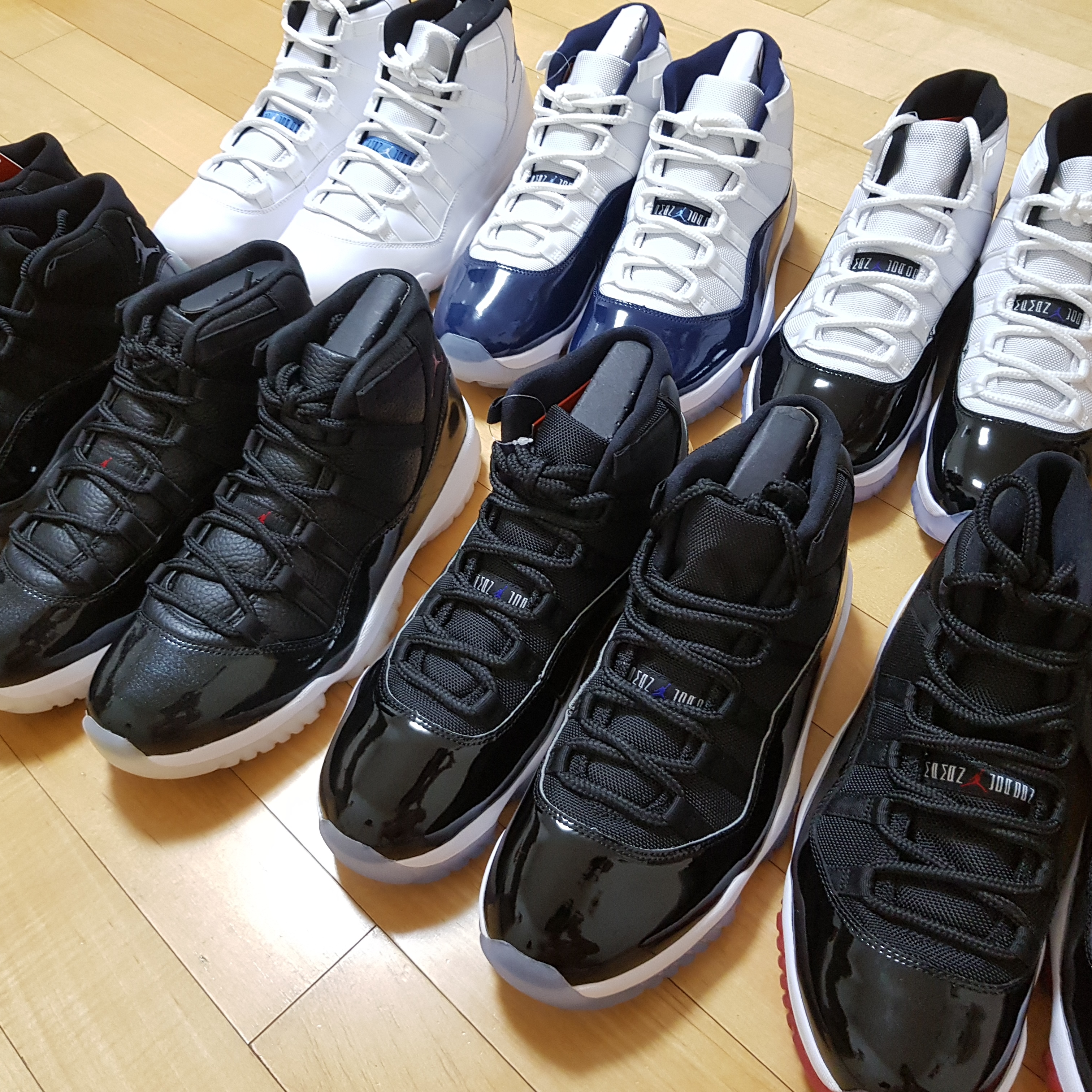 Jordan 11 Retro Cap and Gown, Jordan 11 Retro 72-10 착용 스타일