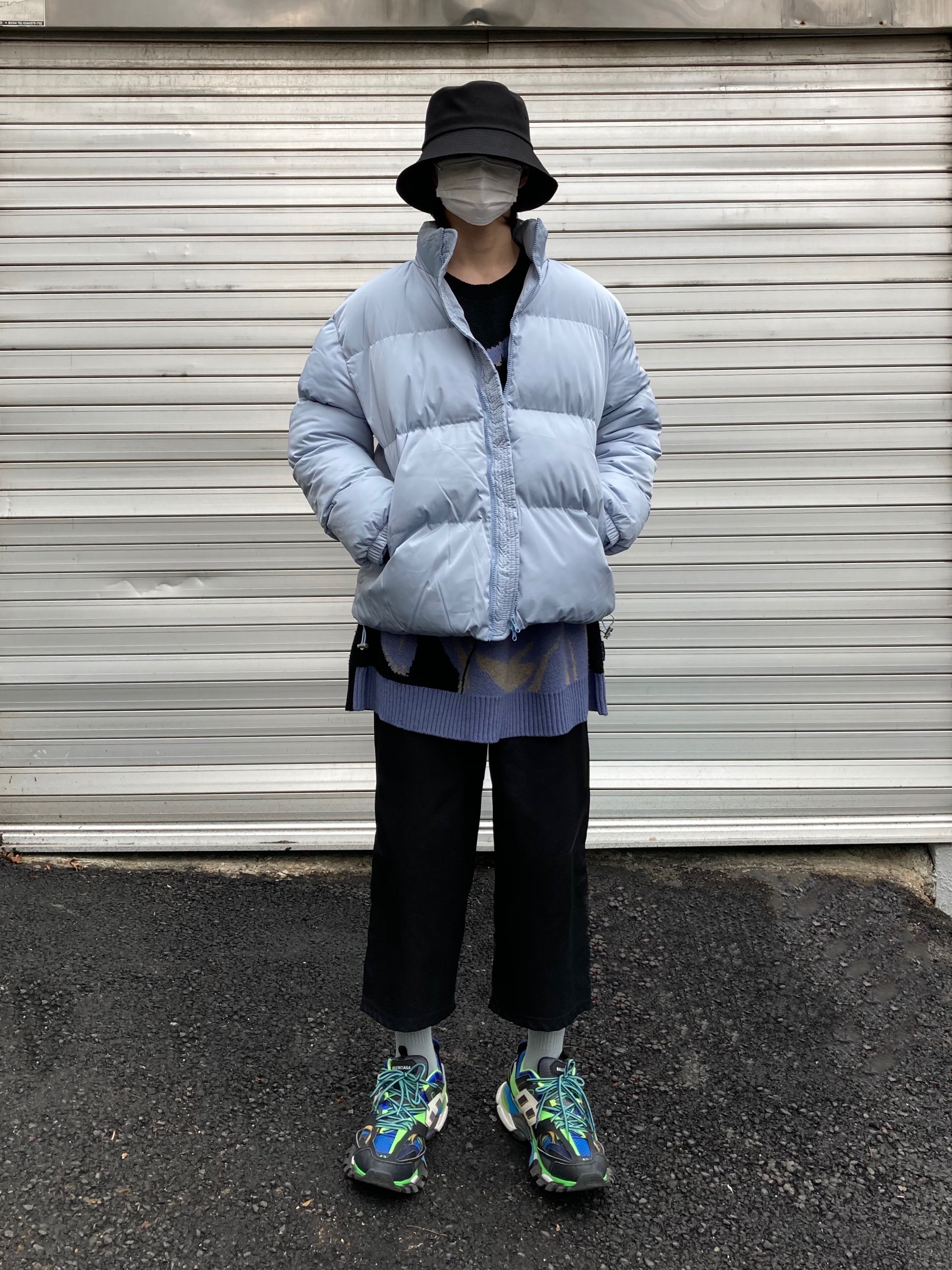 Balenciaga Track Sneakers Green White Blue 2019 착용 스타일 - 3