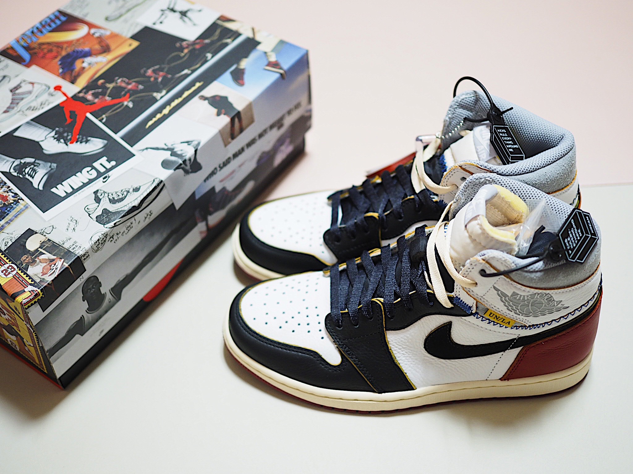 Jordan 1 x Union Retro High Black Toe 착용 스타일