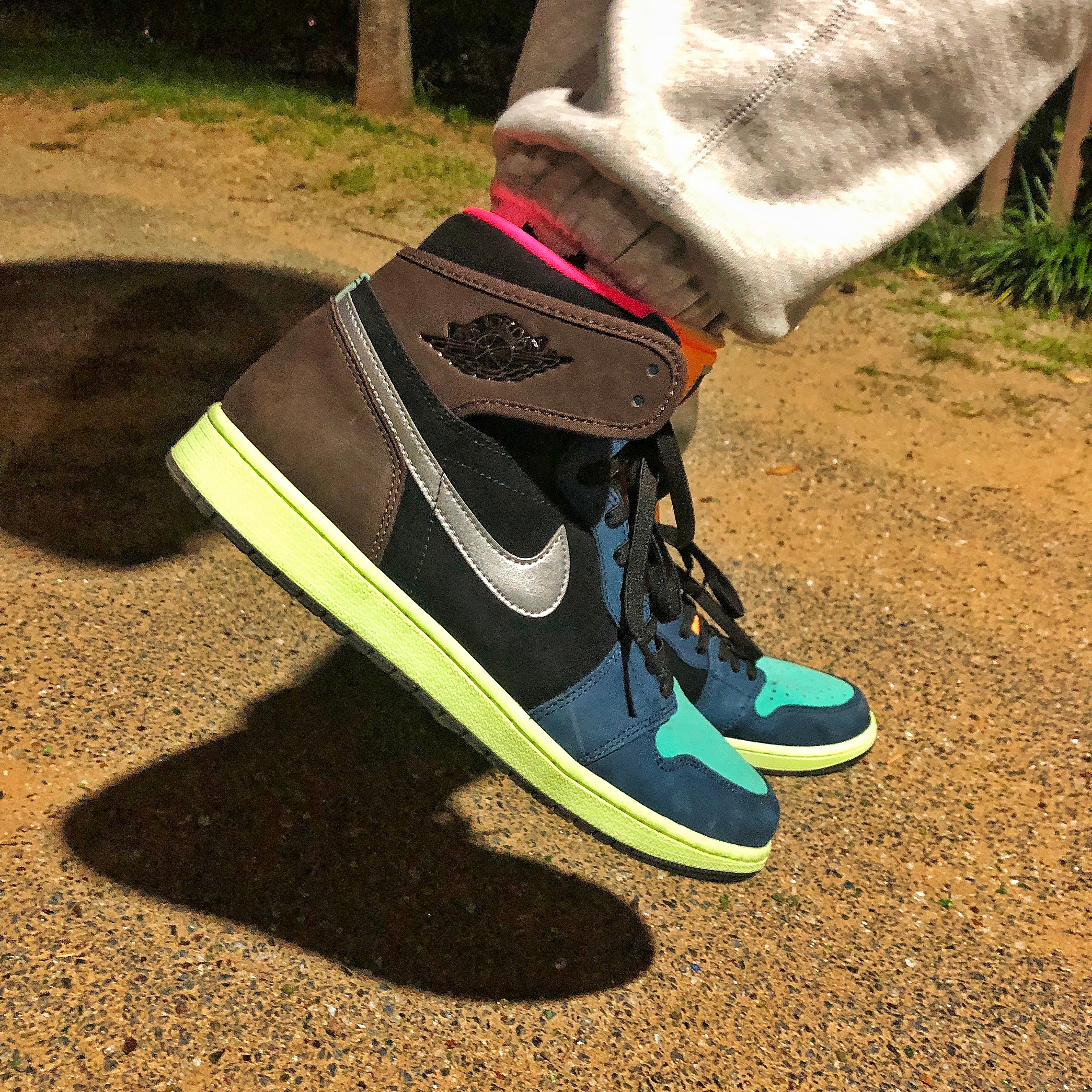 Jordan 1 Retro High Baroque Brown 착용 스타일 - 2