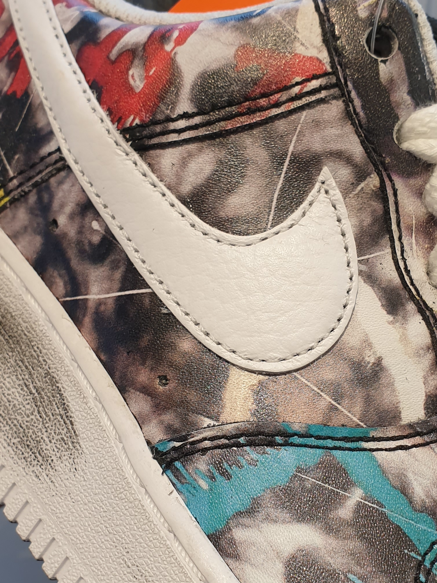 Nike x Peaceminusone Air Force 1 Low Para-Noise 착용 스타일